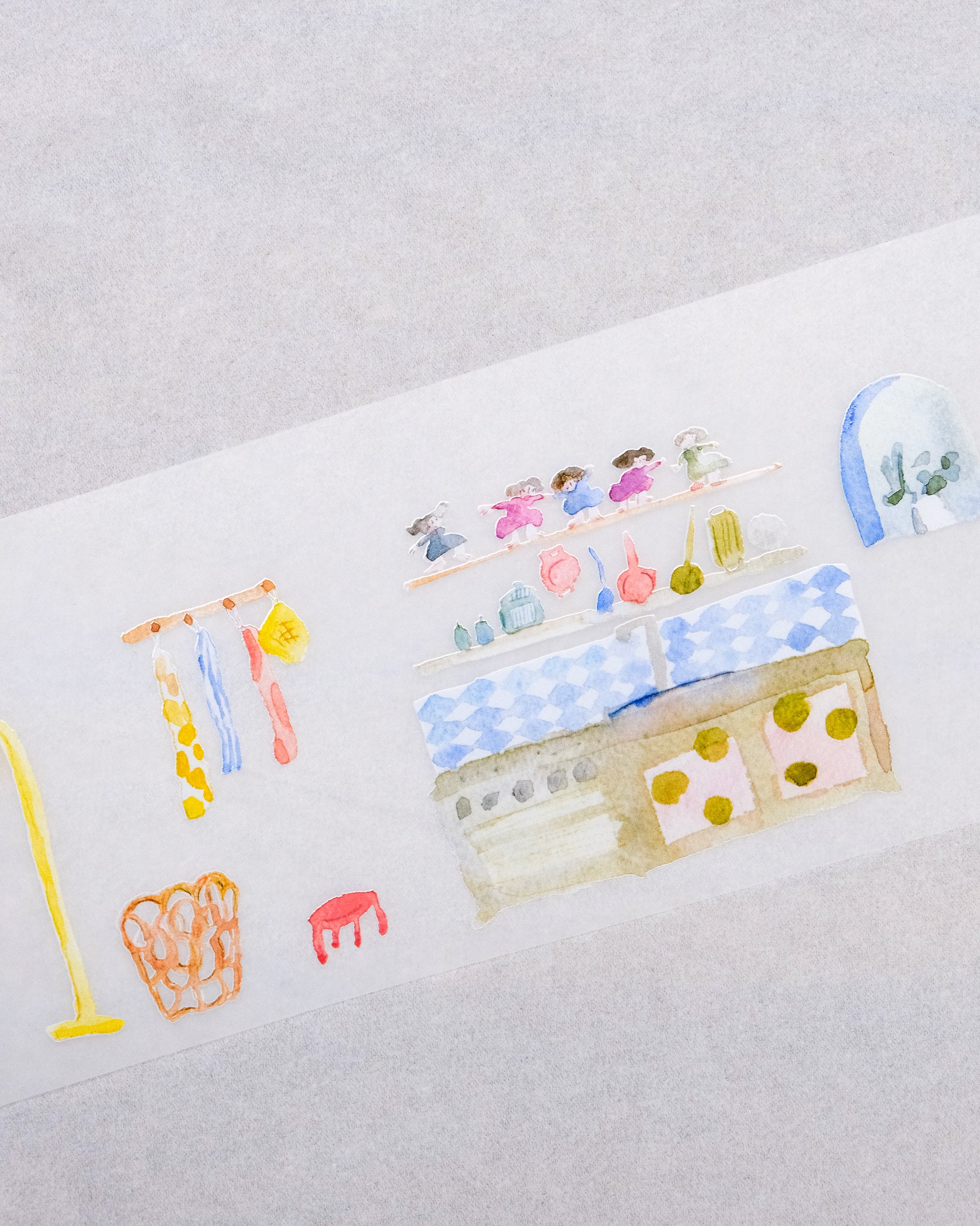 dodolulu Matte PET Tape - À La Table (7cm)