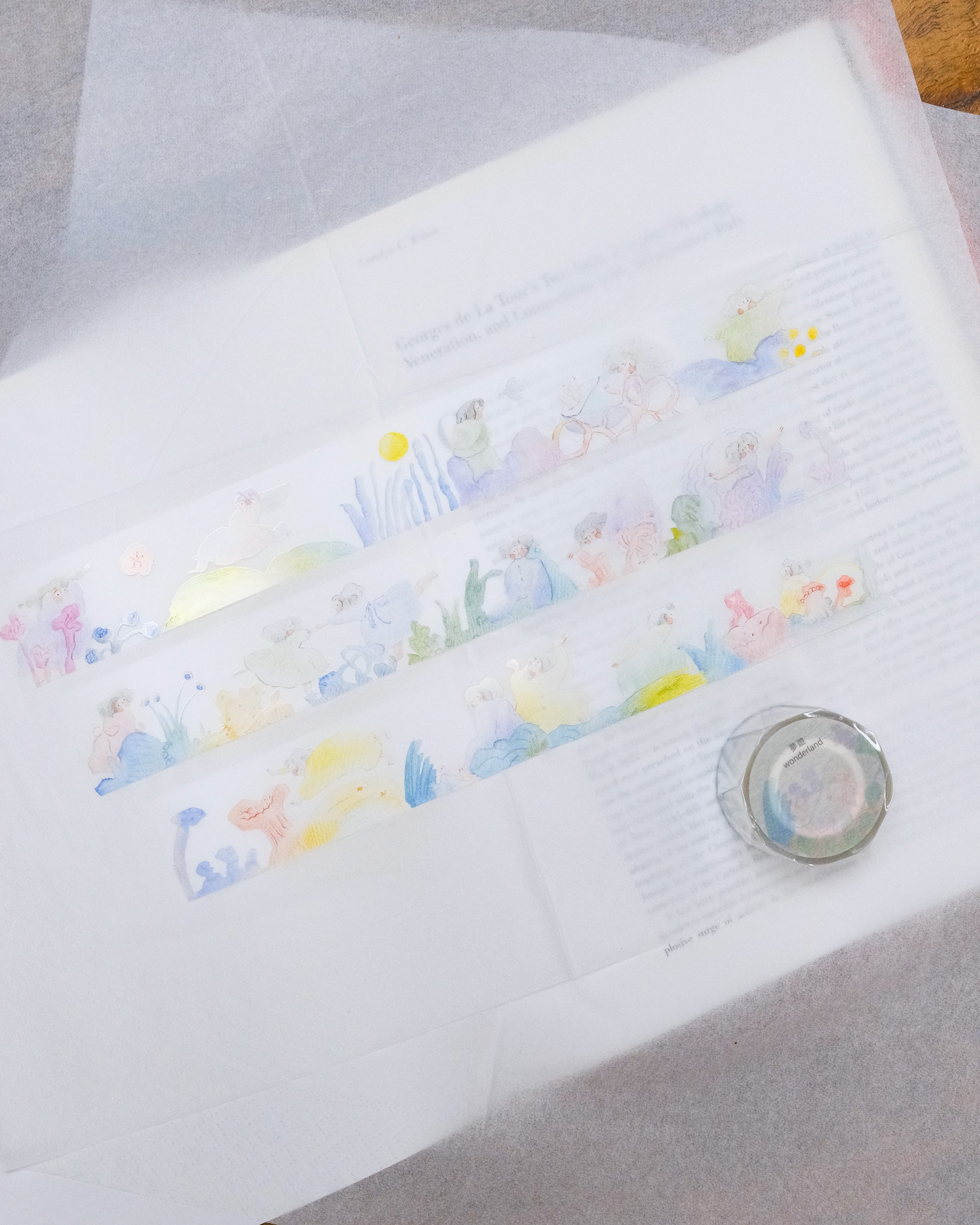 dodolulu Matte PET Tape - Wonderland (3.5cm)