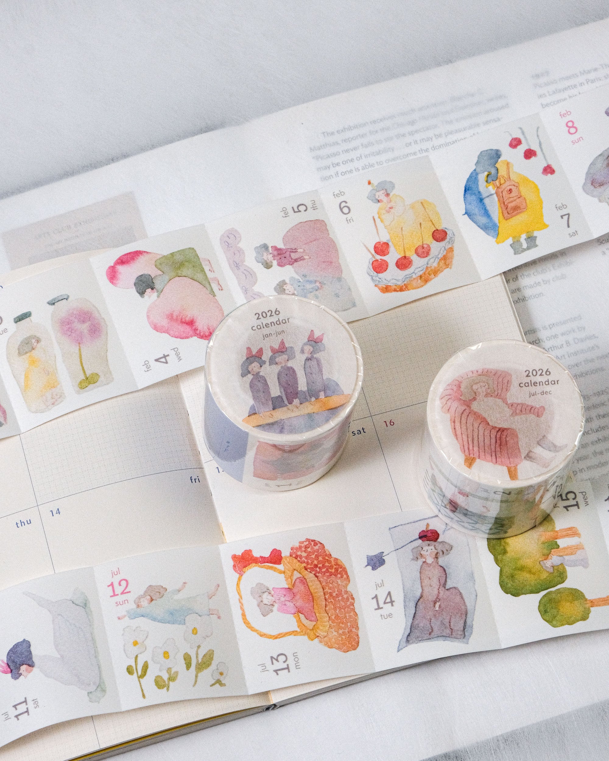 2026 Washi Tape Calendar for 365 Days – dodolulu