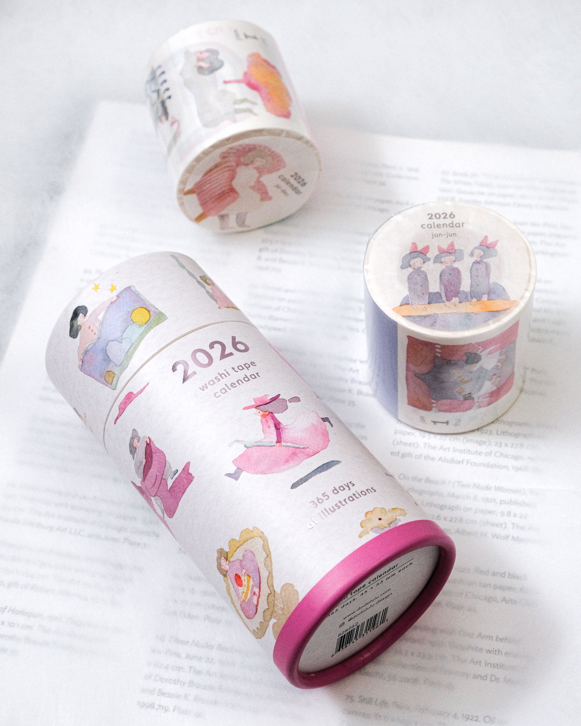 2026 Washi Tape Calendar for 365 Days – dodolulu