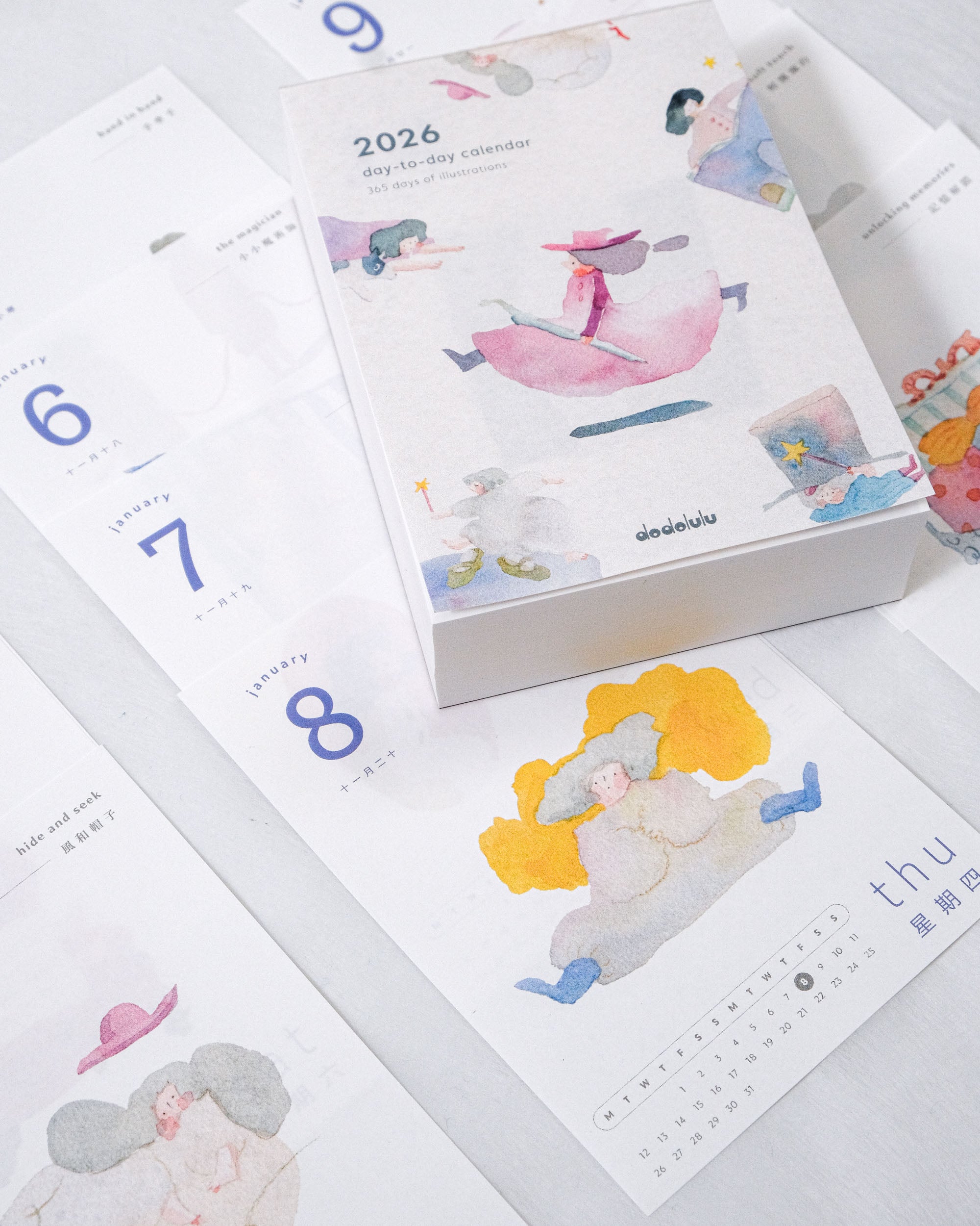 dodolulu 2026 Daily Desk Calendar