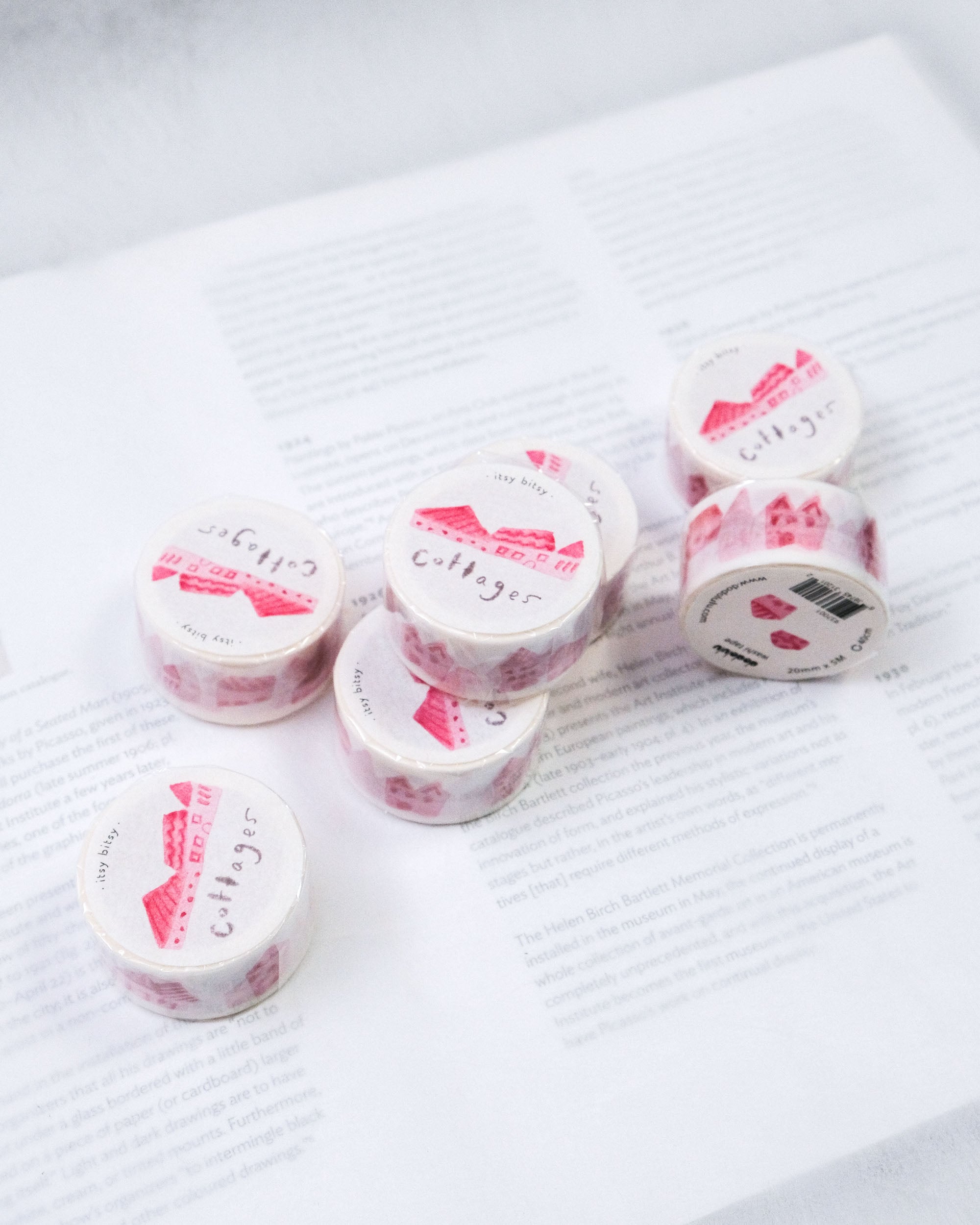 dodolulu itsy bitsy Washi Tape - Cottages (2cm)