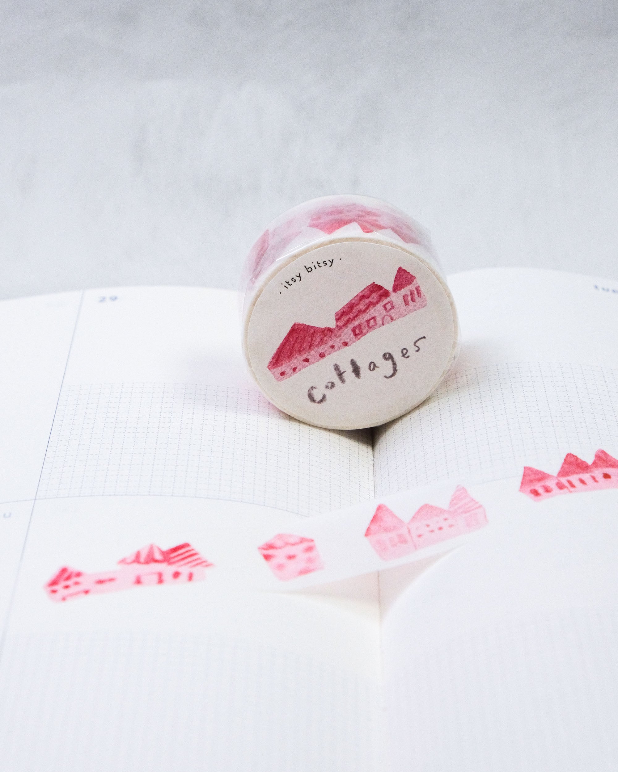 dodolulu itsy bitsy Washi Tape - Cottages (2cm)
