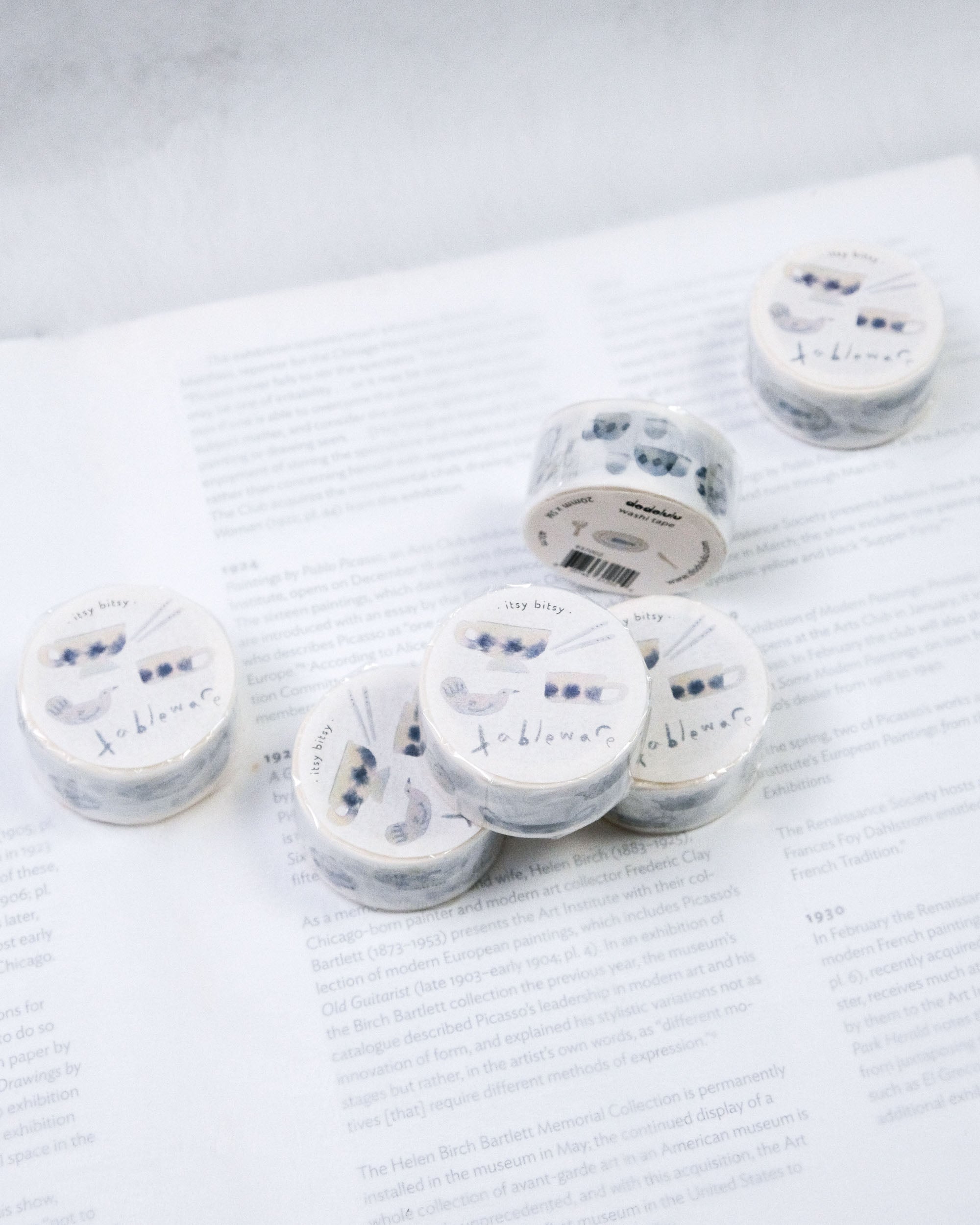 dodolulu itsy bitsy Washi Tape - Tableware (2cm)
