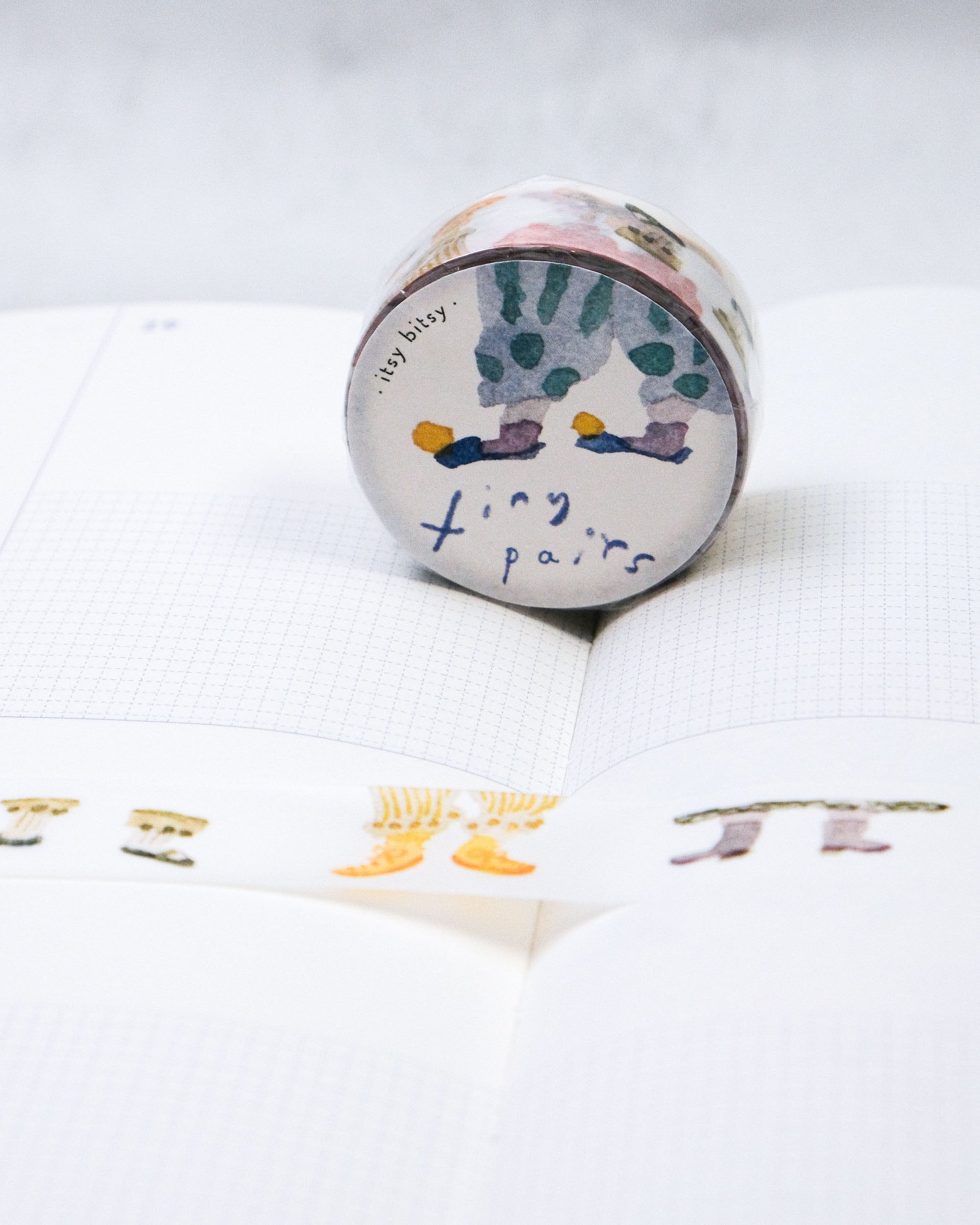 dodolulu itsy bitsy Washi Tape - Tiny Pairs (1.5cm)