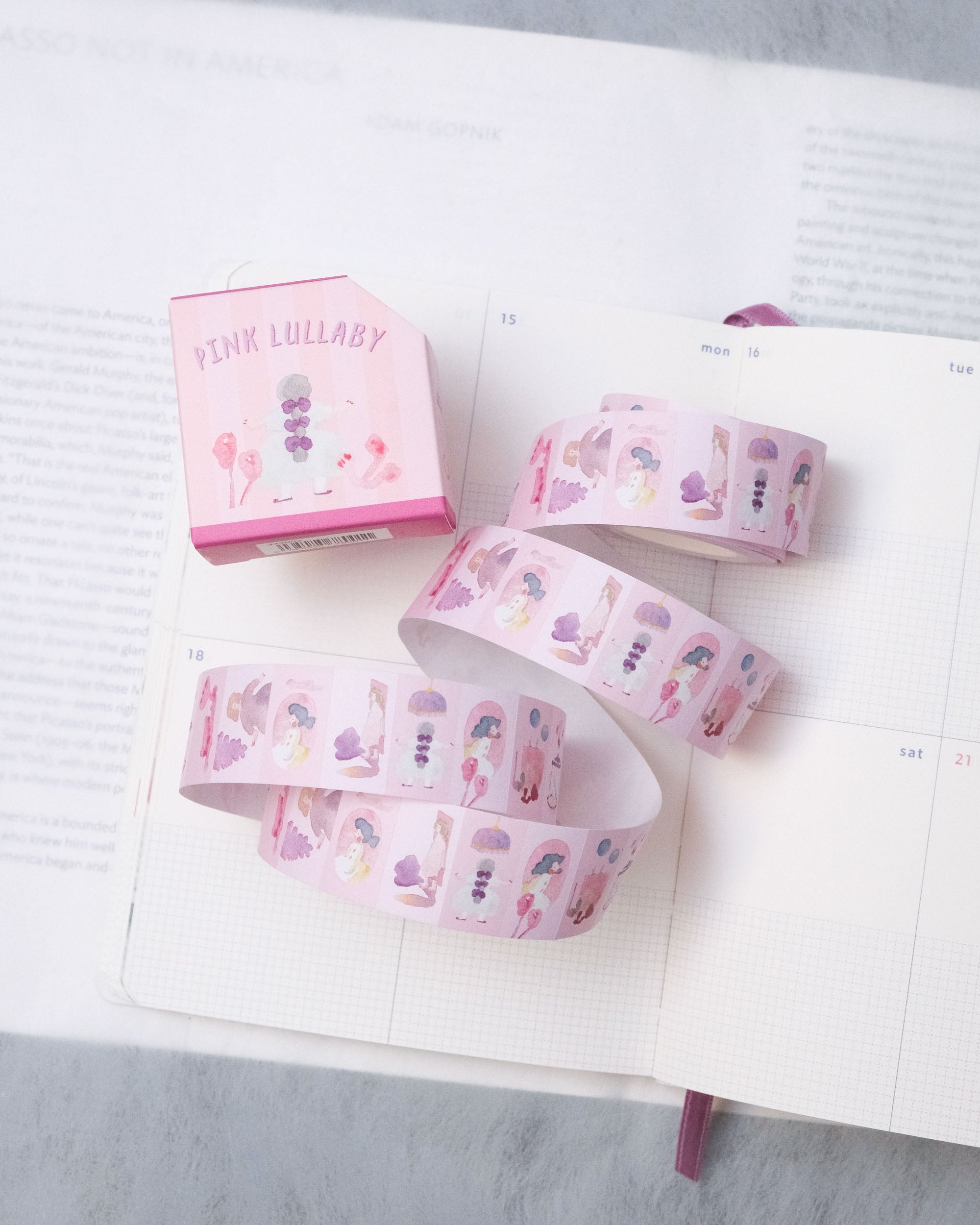 dodolulu Label Sticker Roll - Pink Lullaby