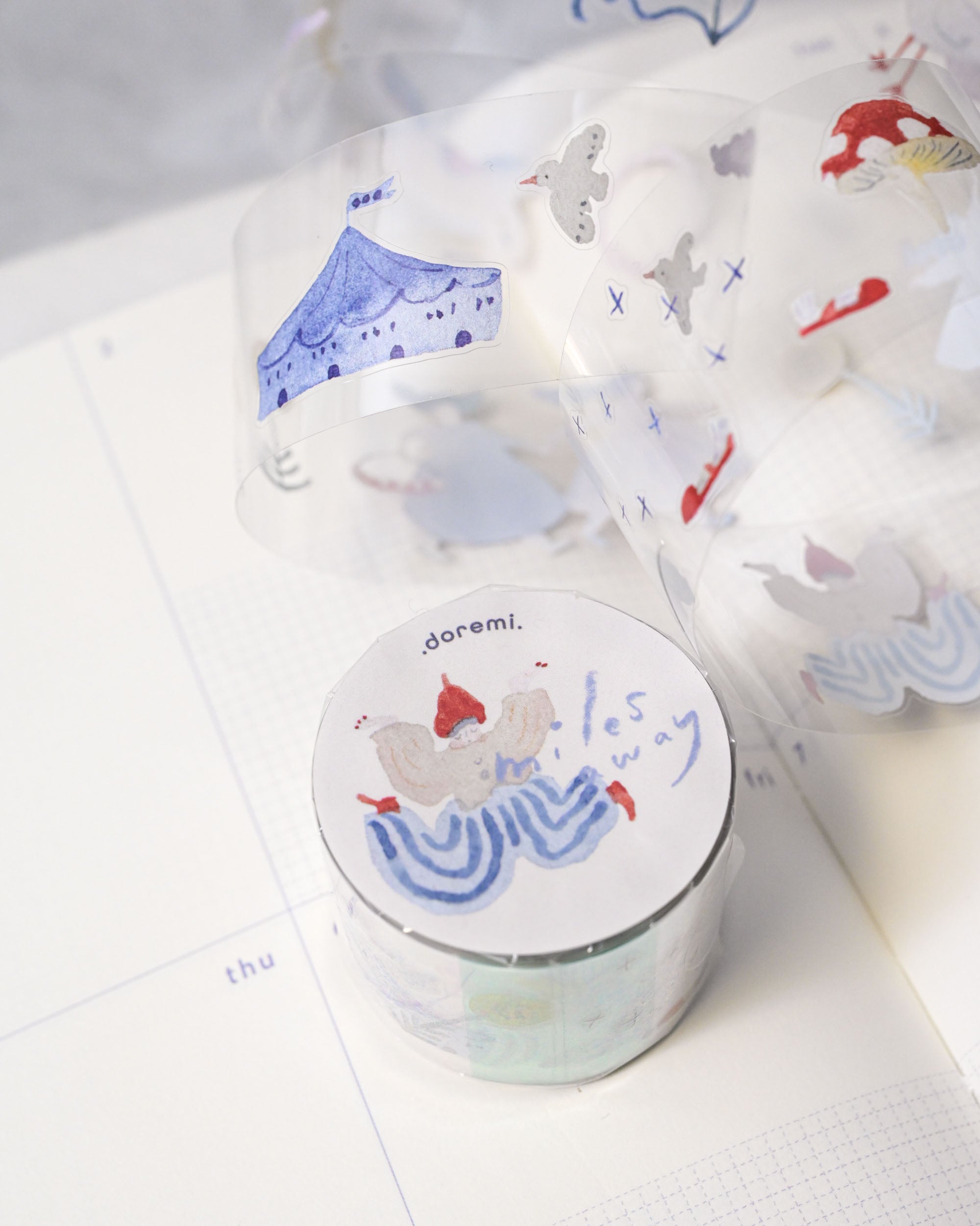 dodolulu doremi PET Tape - Miles Away (3cm)