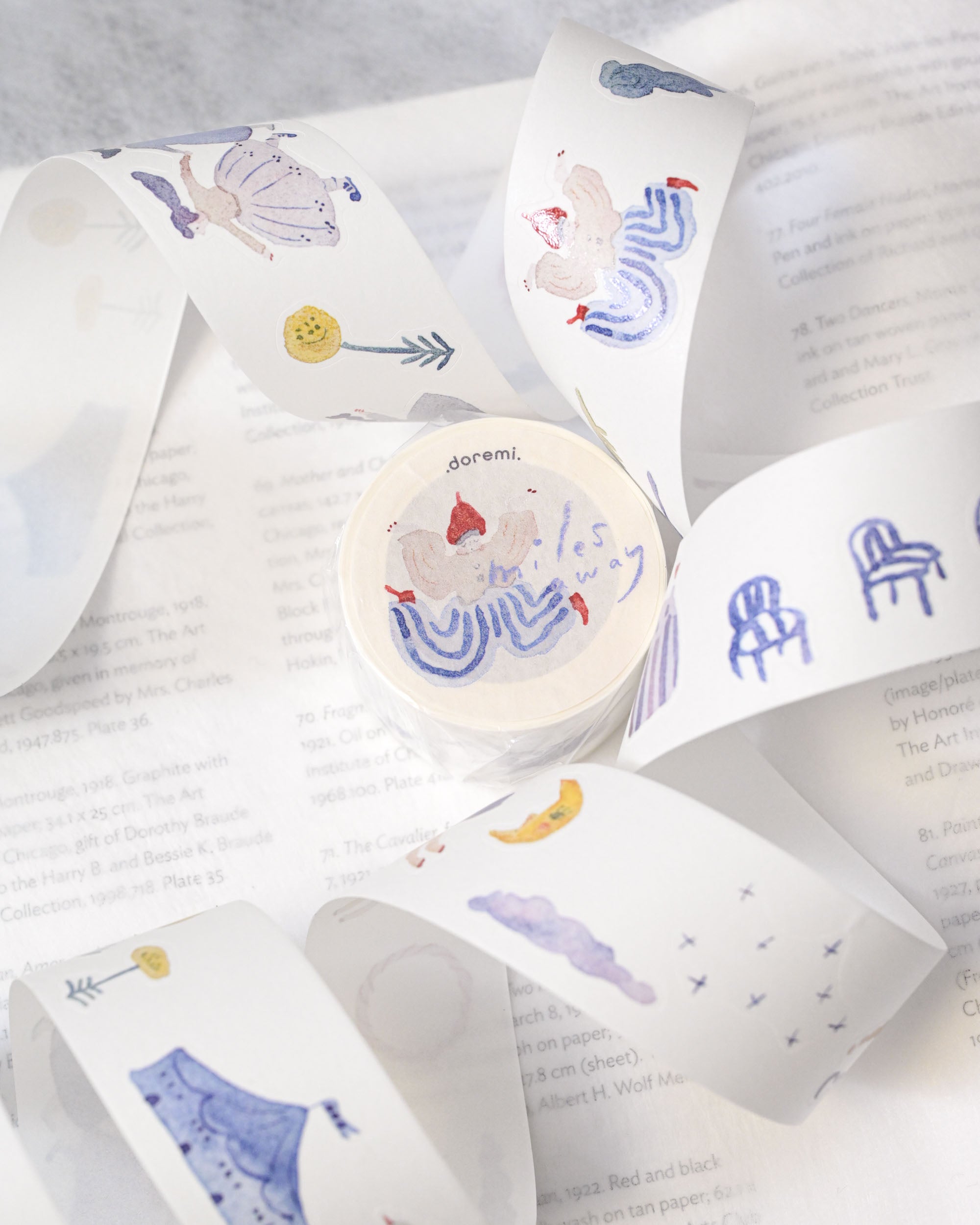 dodolulu doremi Washi Tape - Miles Away (3cm)