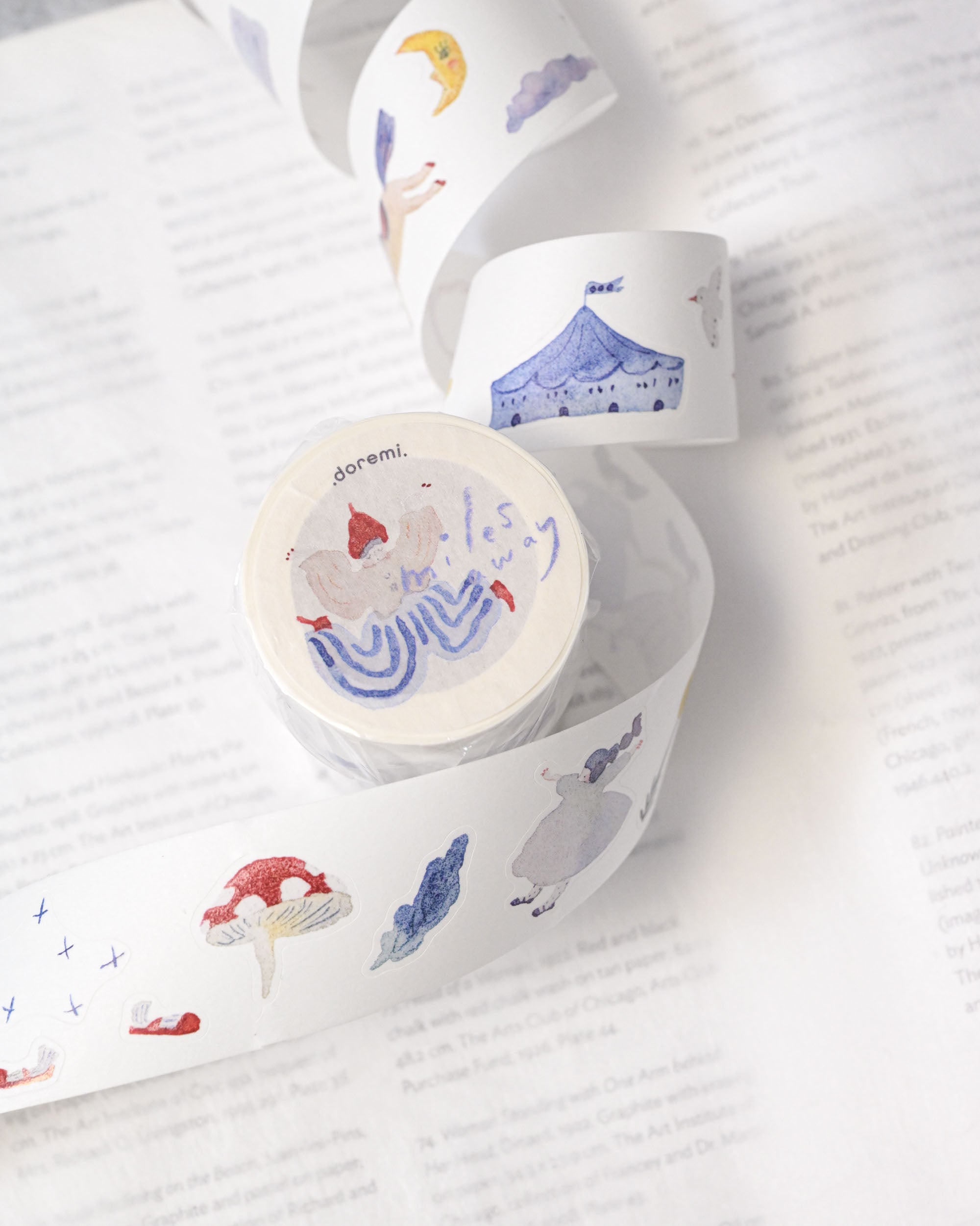 dodolulu doremi Washi Tape - Miles Away (3cm)