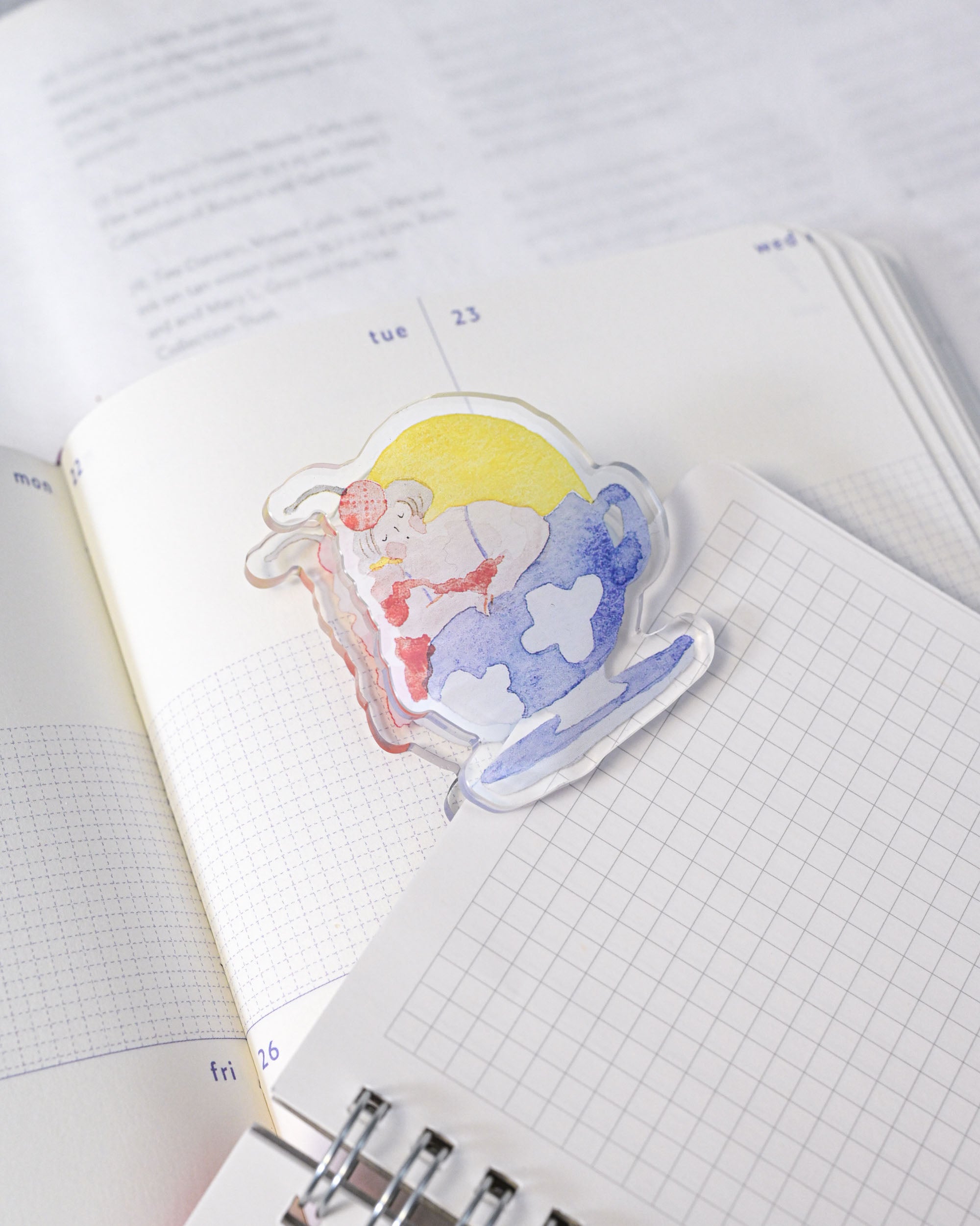 dodolulu Journaling Clip - Afternoon Tea