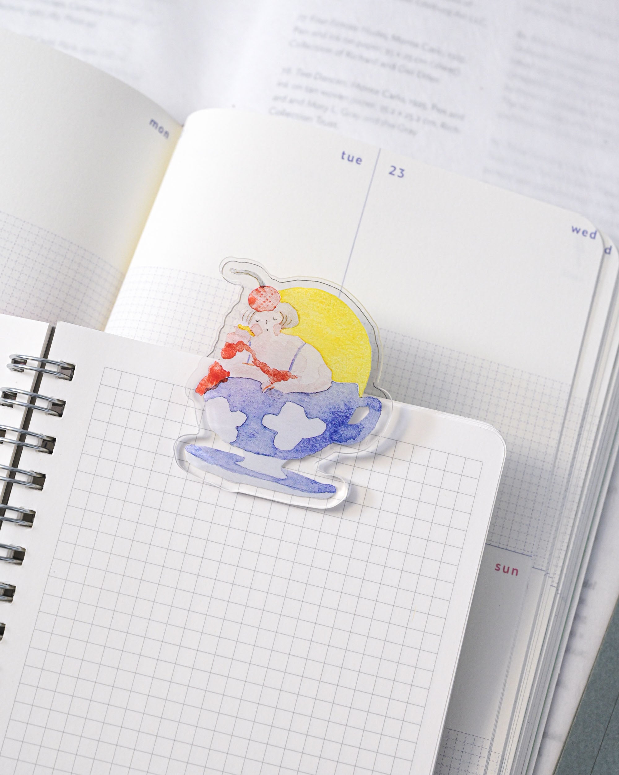 dodolulu Journaling Clip - Afternoon Tea