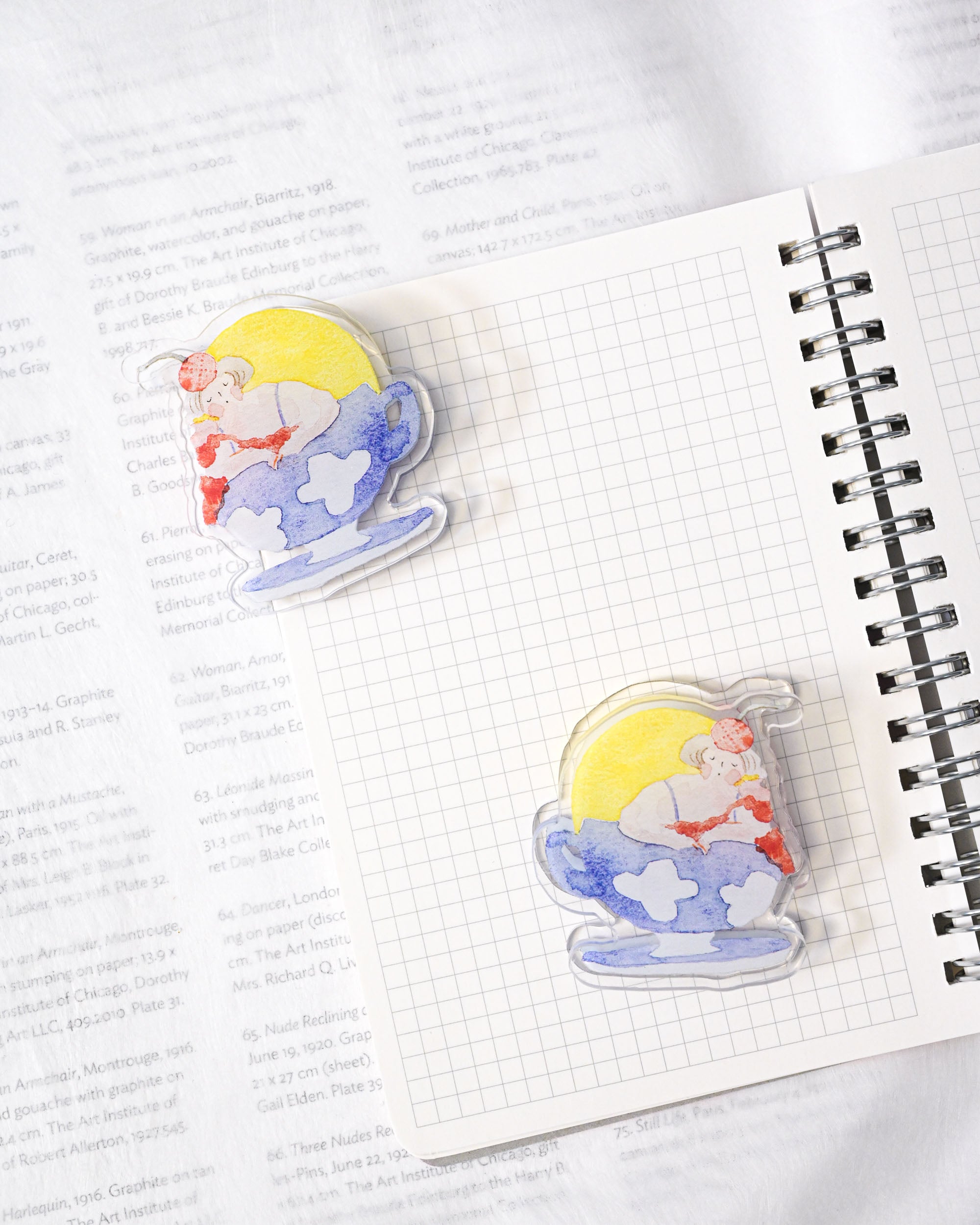 dodolulu Journaling Clip - Afternoon Tea