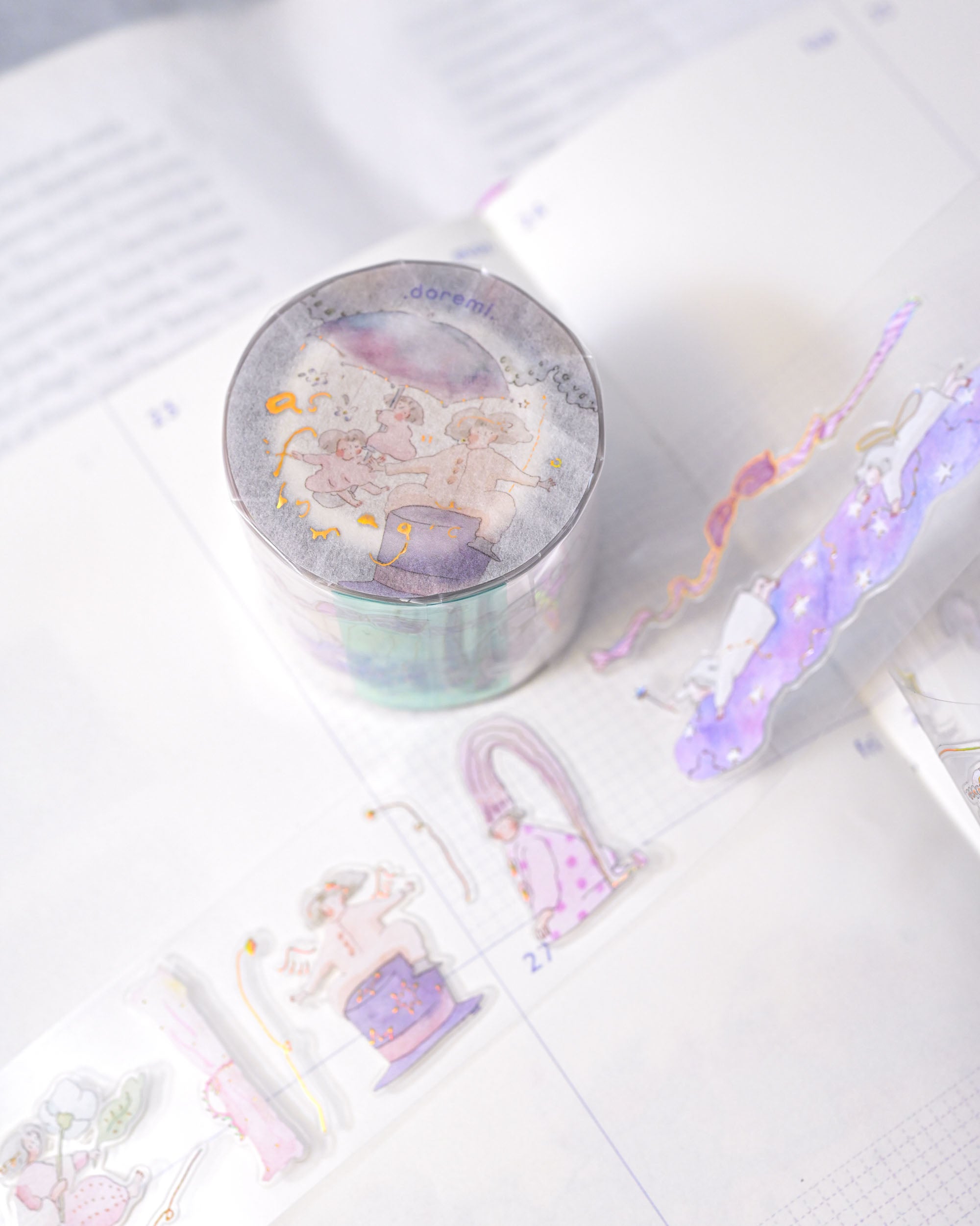 dodolulu doremi PET Tape - As if by Magic (3.5cm)