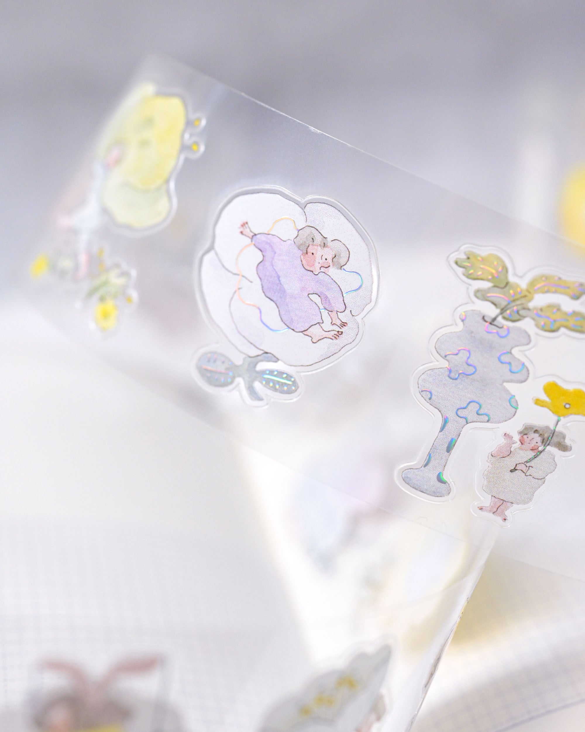 dodolulu doremi PET Tape - Nestled in Green (3.5cm)