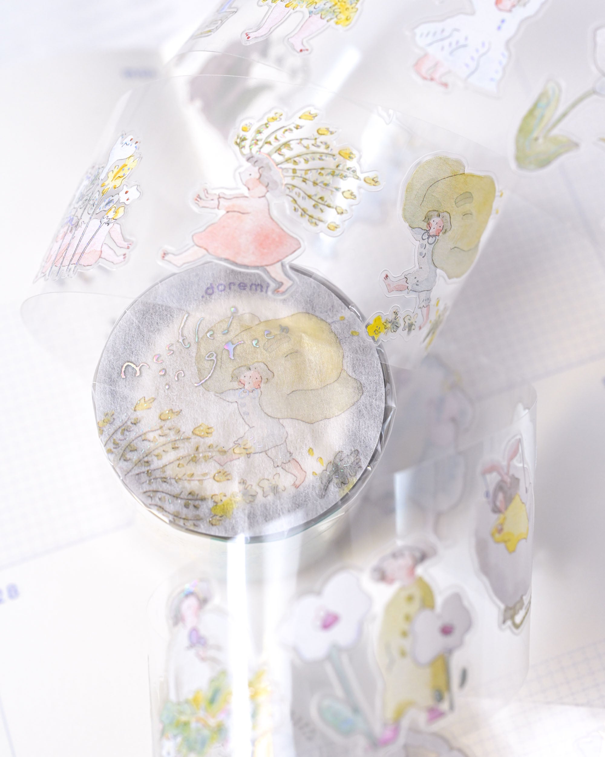 dodolulu doremi PET Tape - Nestled in Green (3.5cm)