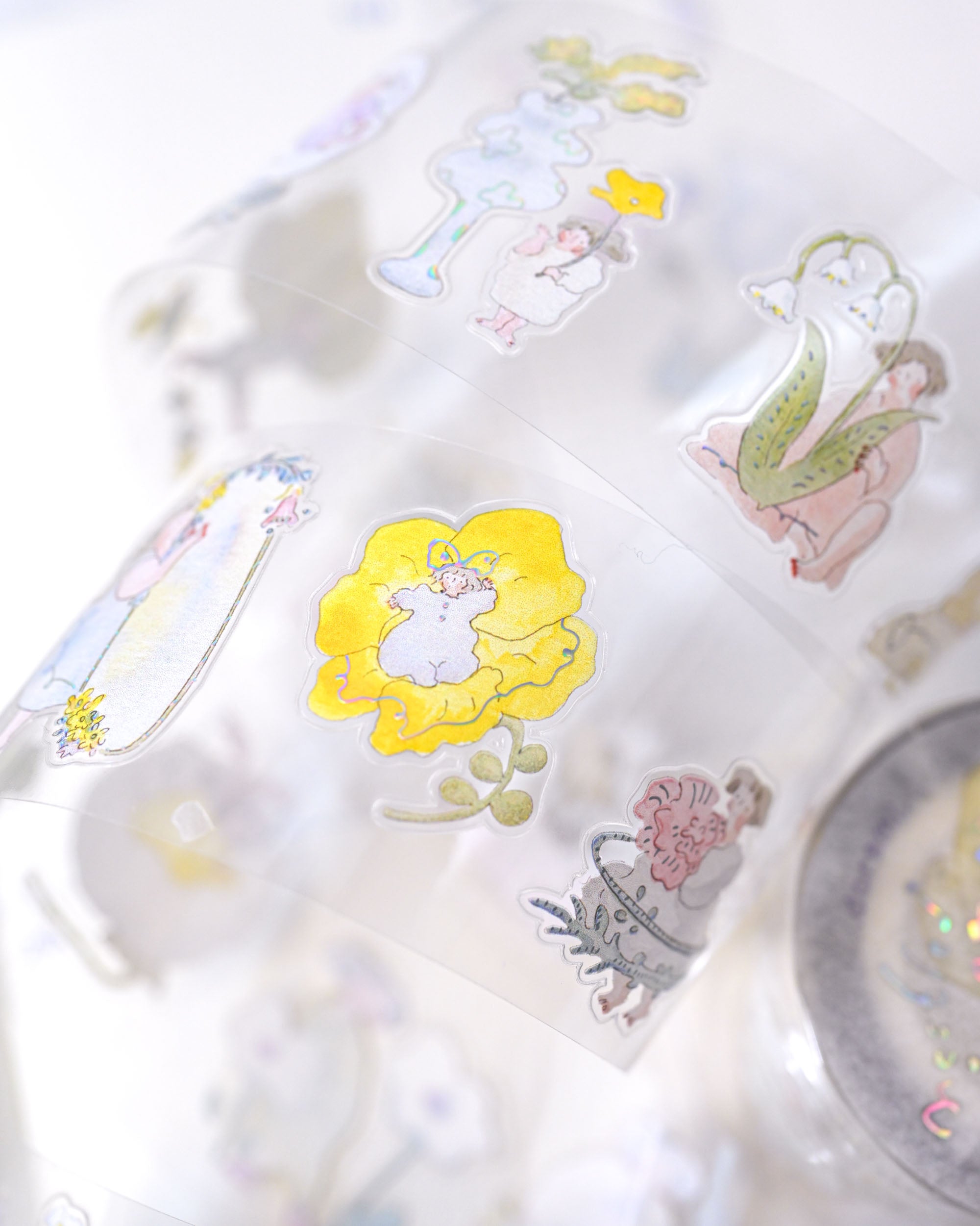 dodolulu doremi PET Tape - Nestled in Green (3.5cm)