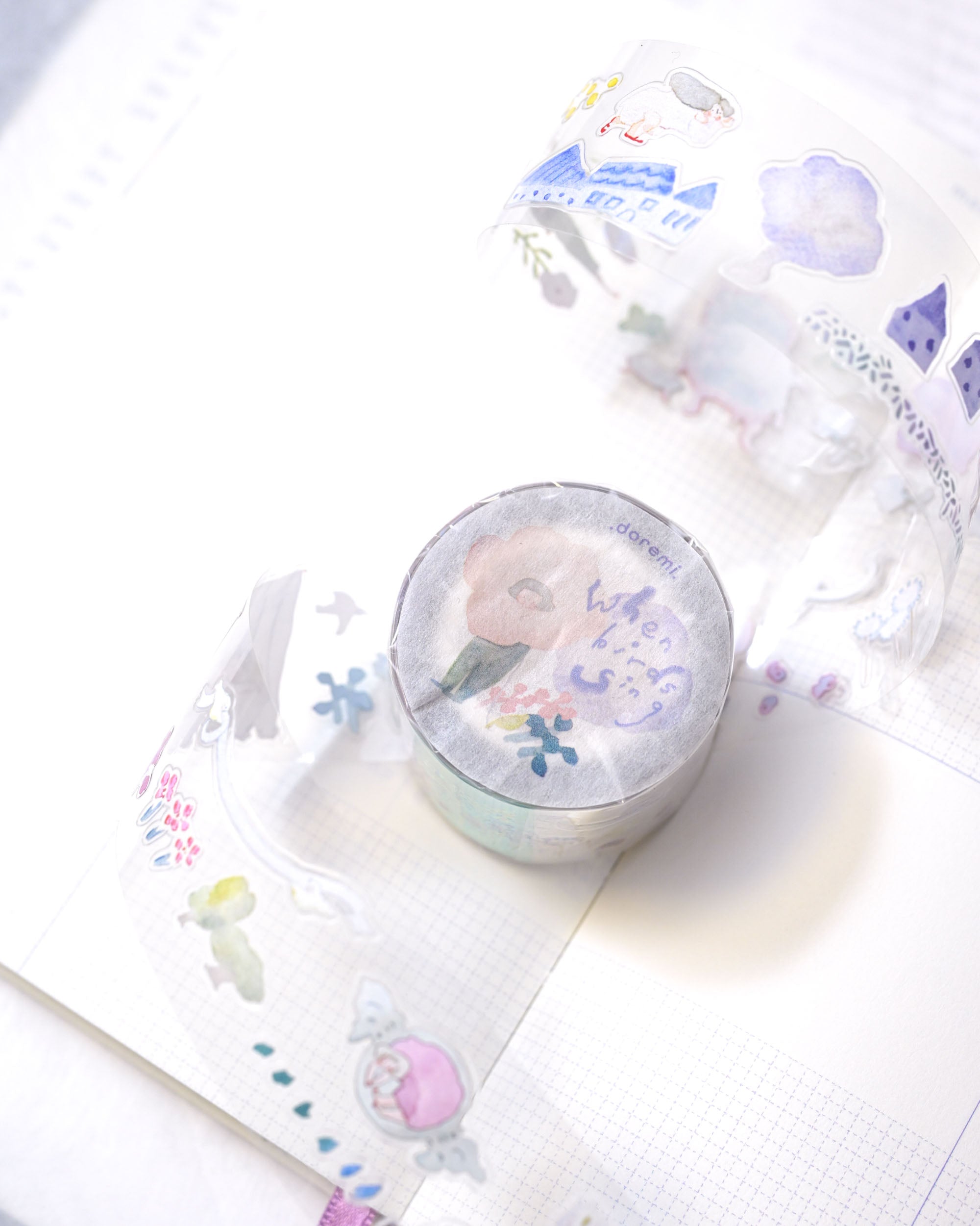 dodolulu doremi PET Tape - When Birds Sing (3cm)