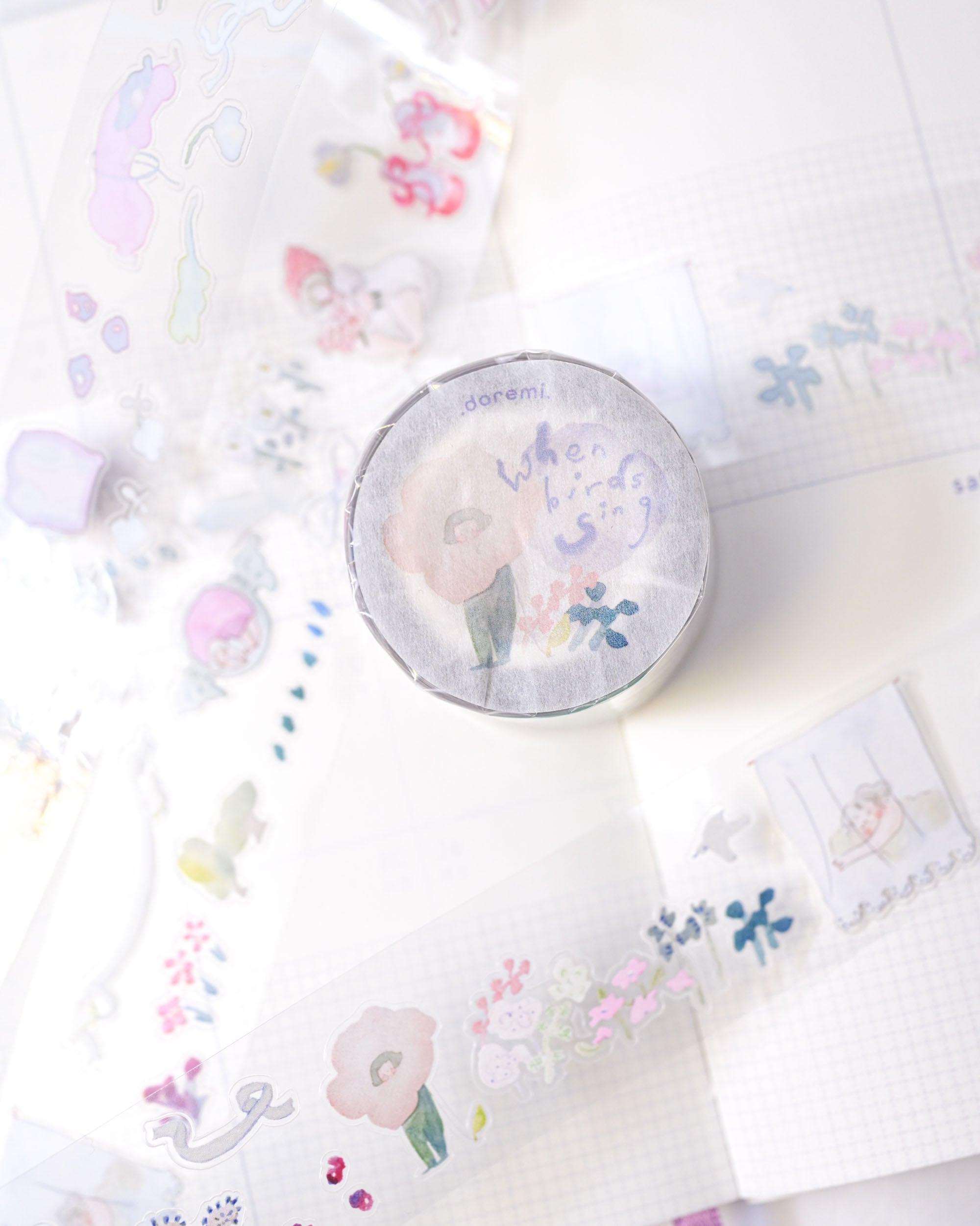 dodolulu doremi PET Tape - When Birds Sing (3cm)