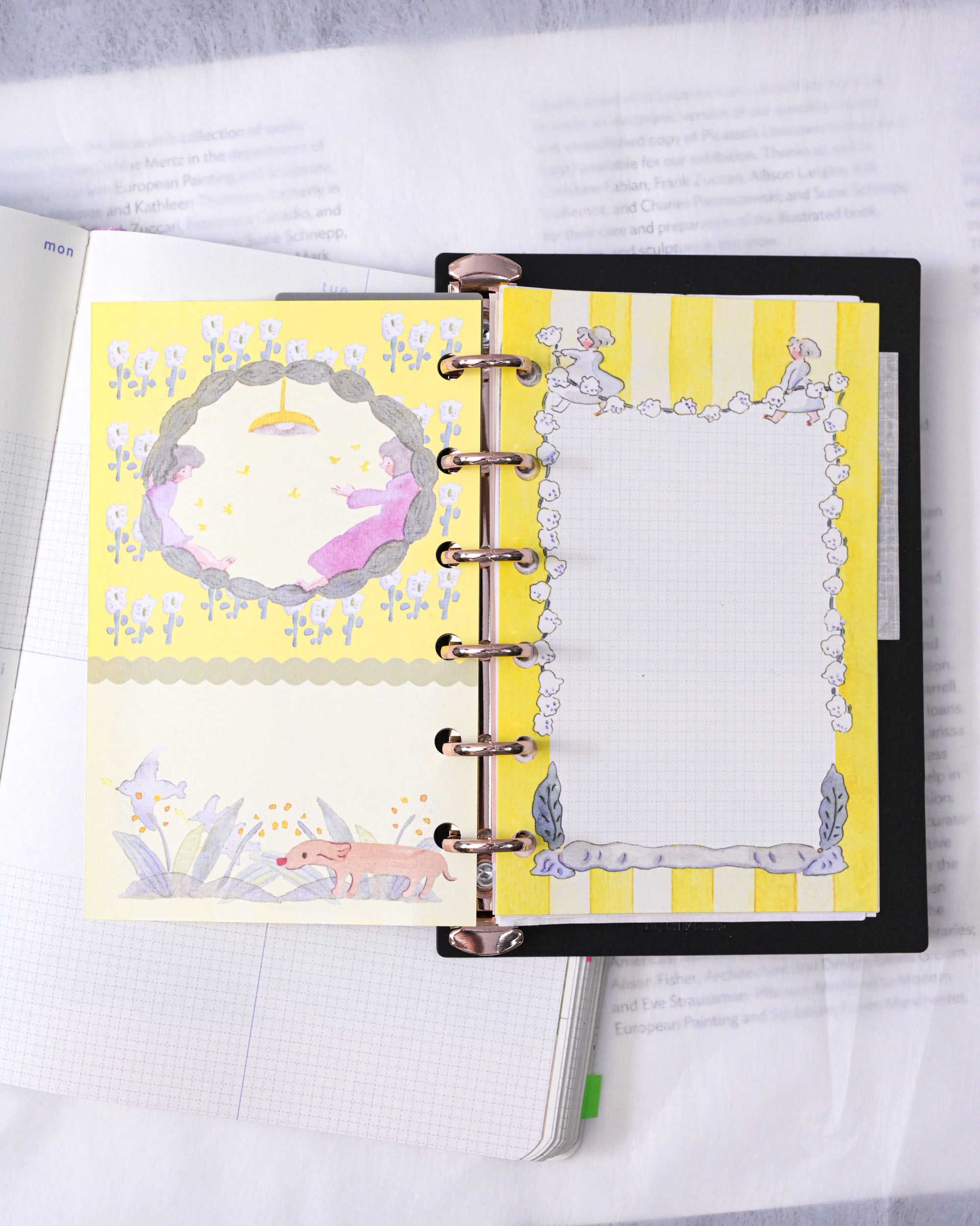 dodolulu Mini 6 (M6) Memo Refill - Follow the Bloom