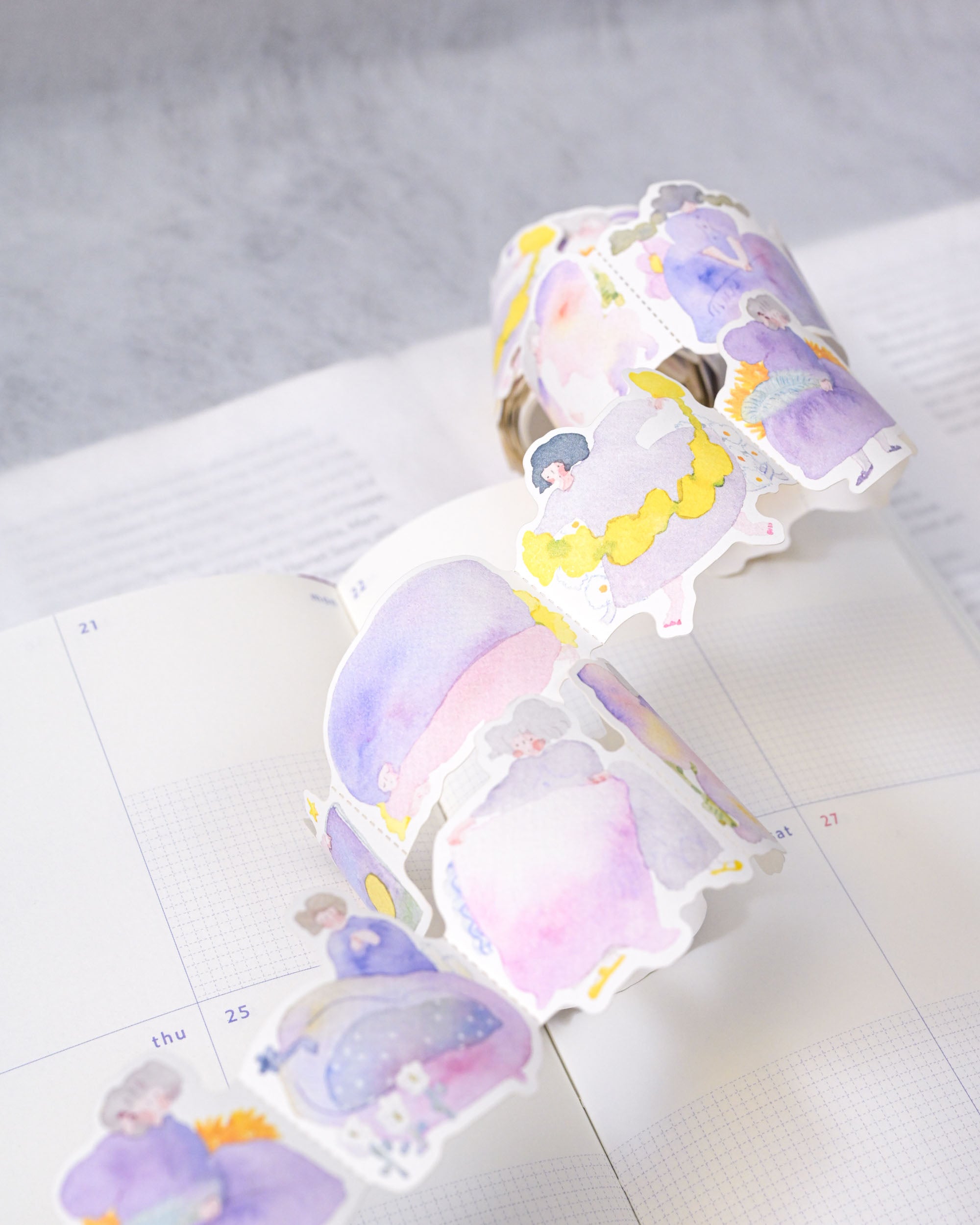 dodolulu Memo Sticker Roll - Easy Afternoon