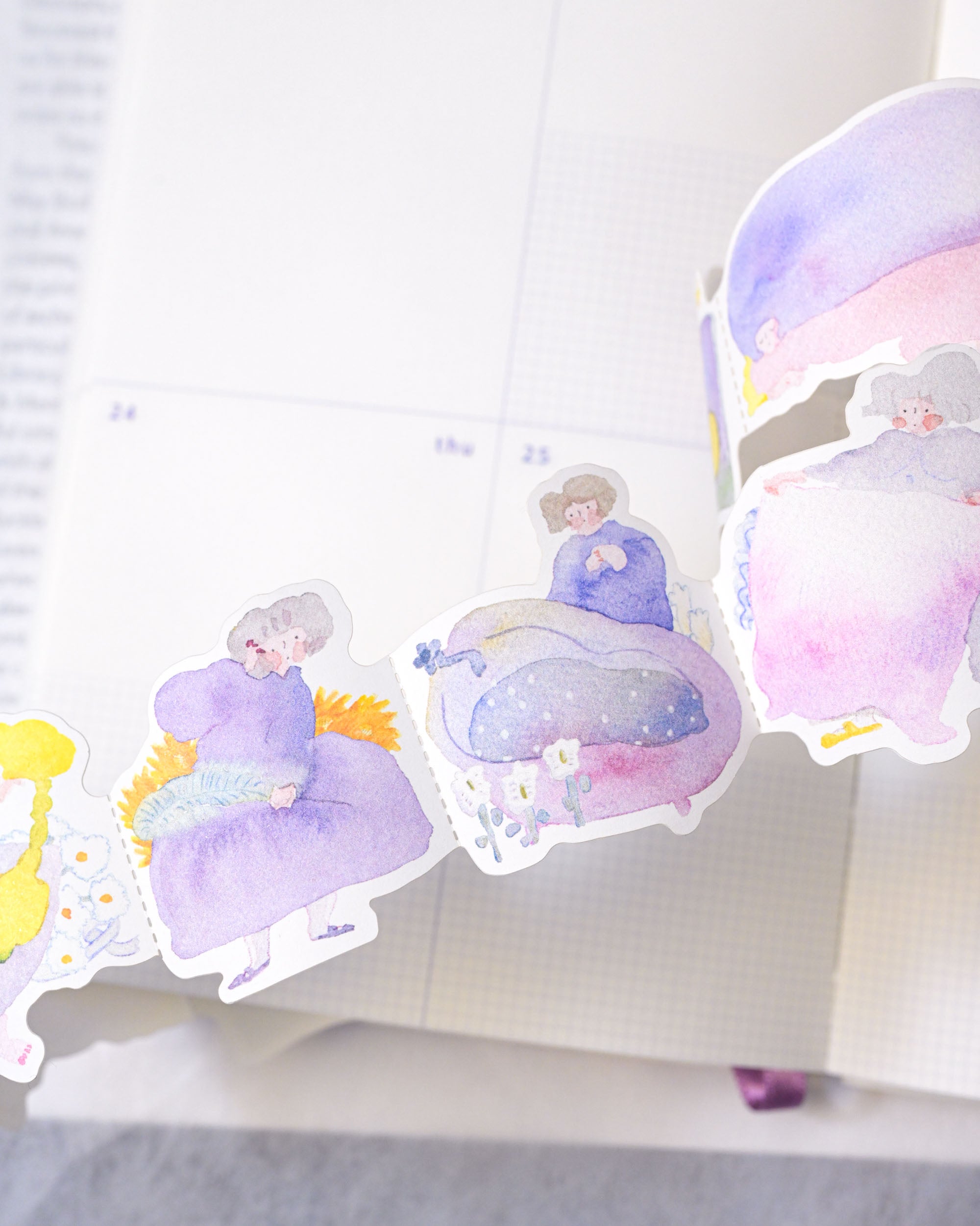 dodolulu Memo Sticker Roll - Easy Afternoon