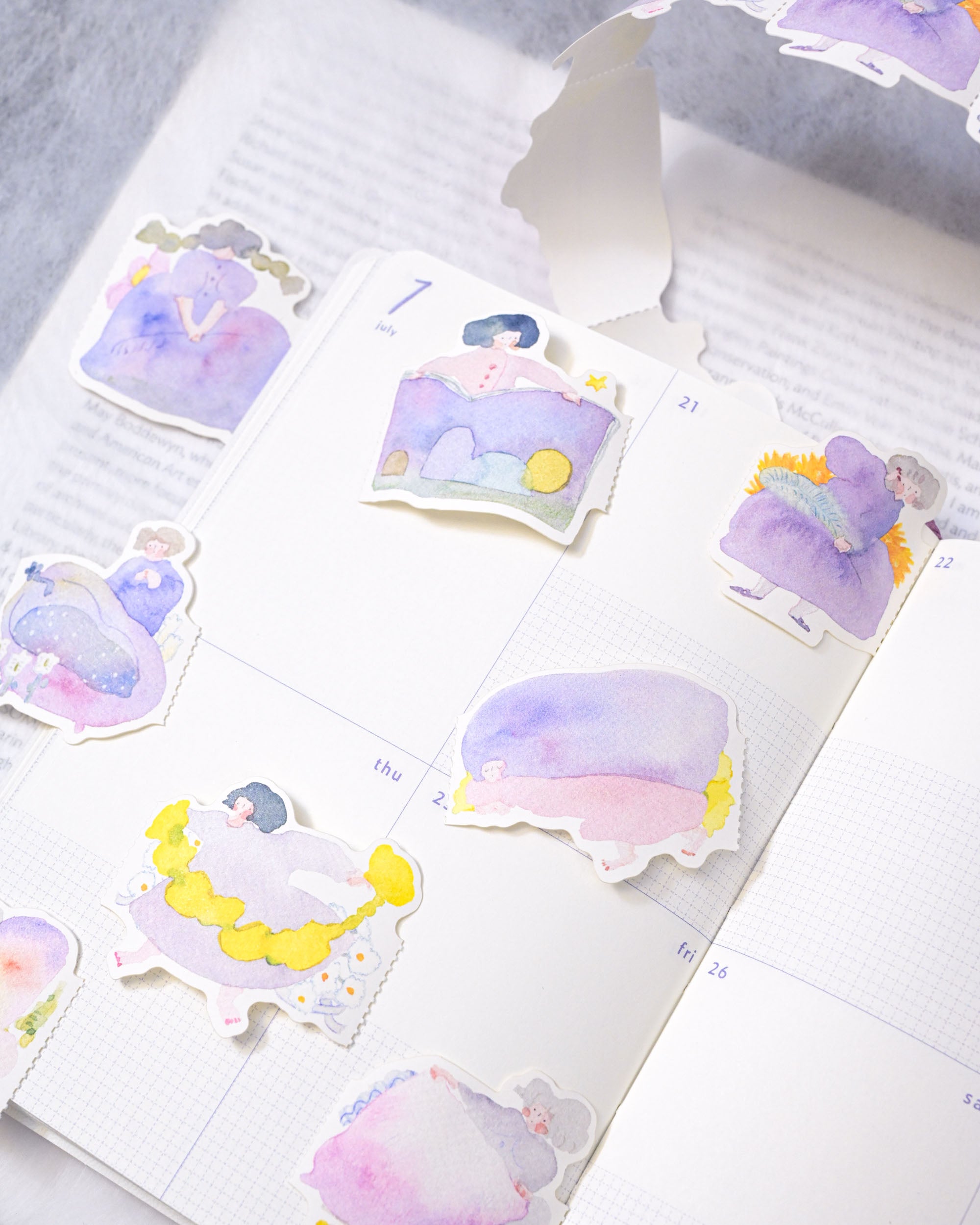 dodolulu Memo Sticker Roll - Easy Afternoon