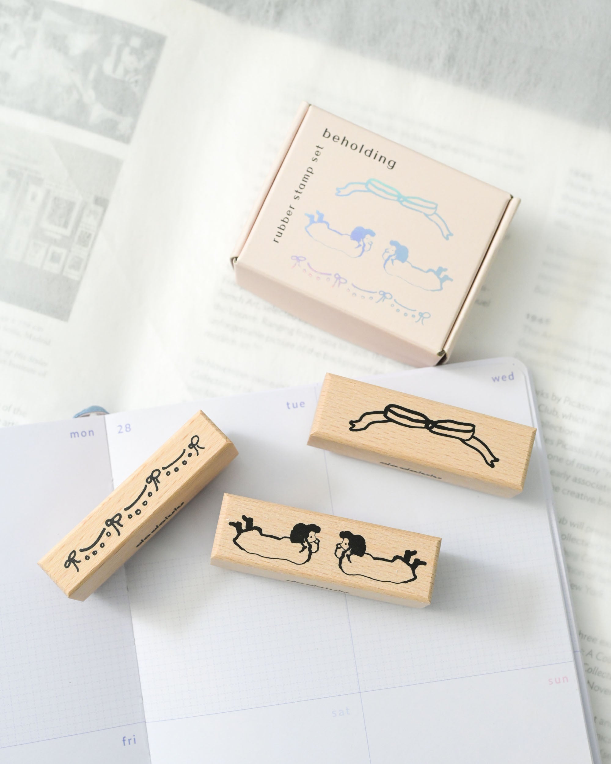 dodolulu Rubber Stamp Set - Beholding