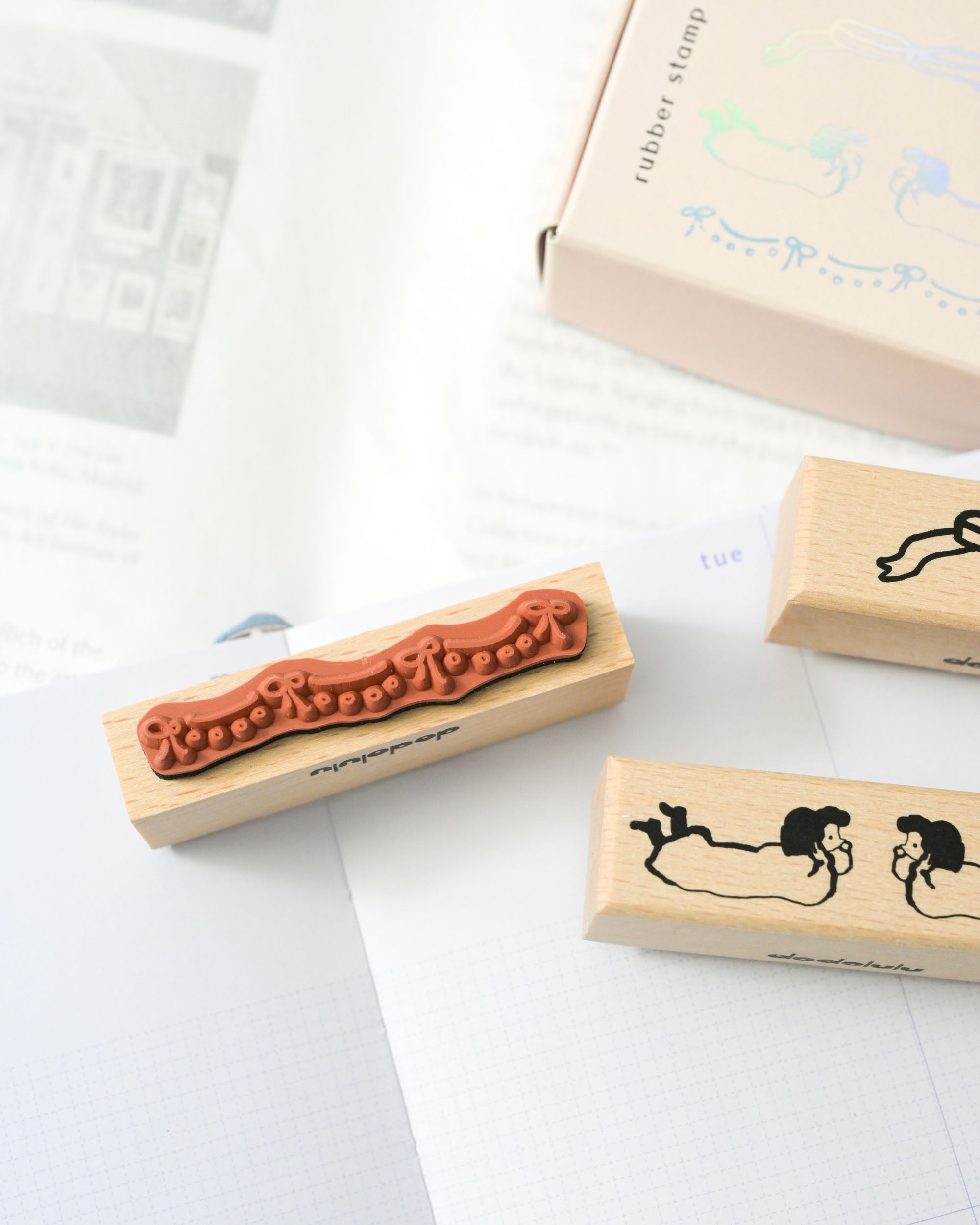dodolulu Rubber Stamp Set - Beholding