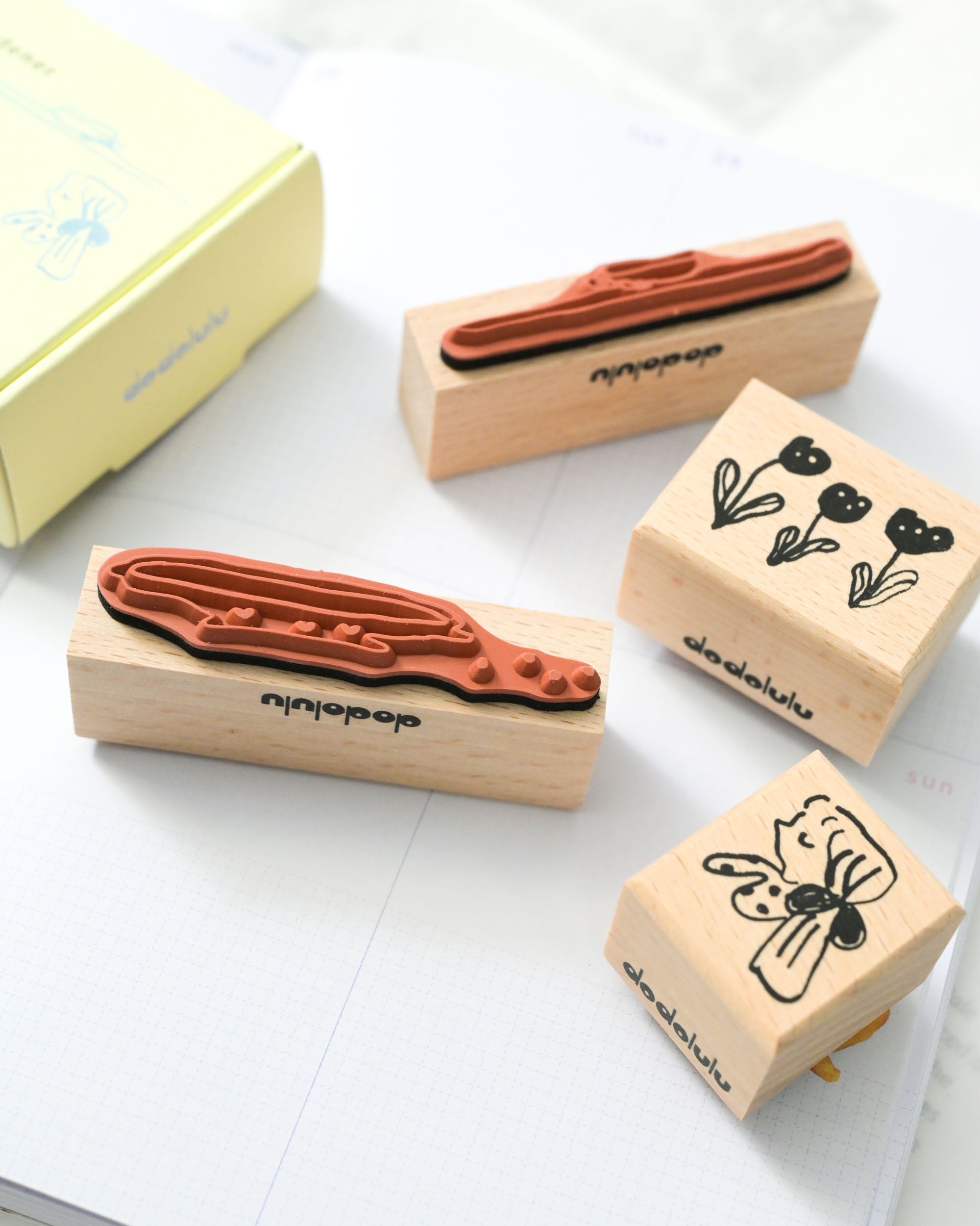 dodolulu Rubber Stamp Set - The Gardener