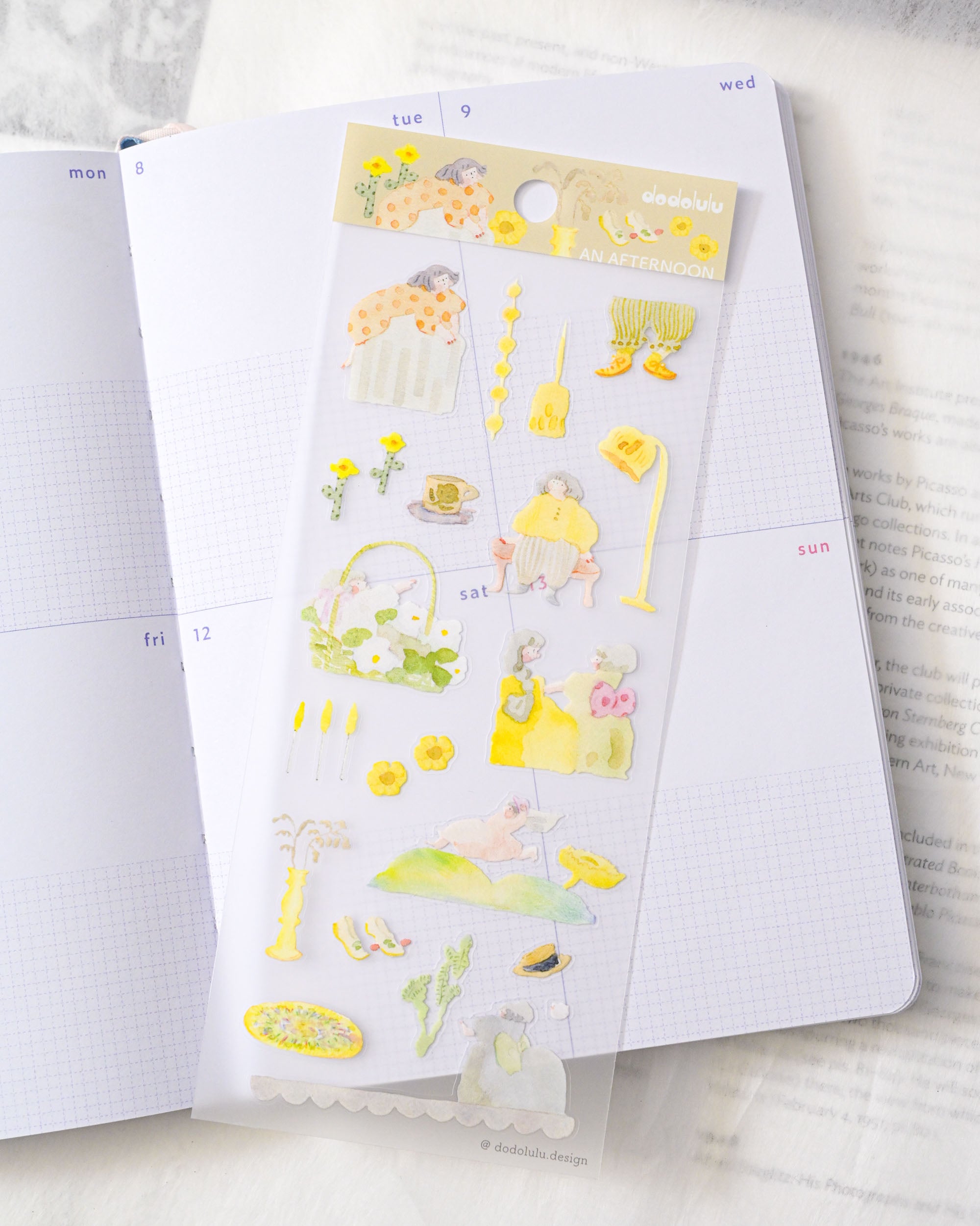 dodolulu Matte Sticker Sheet - An Afternoon