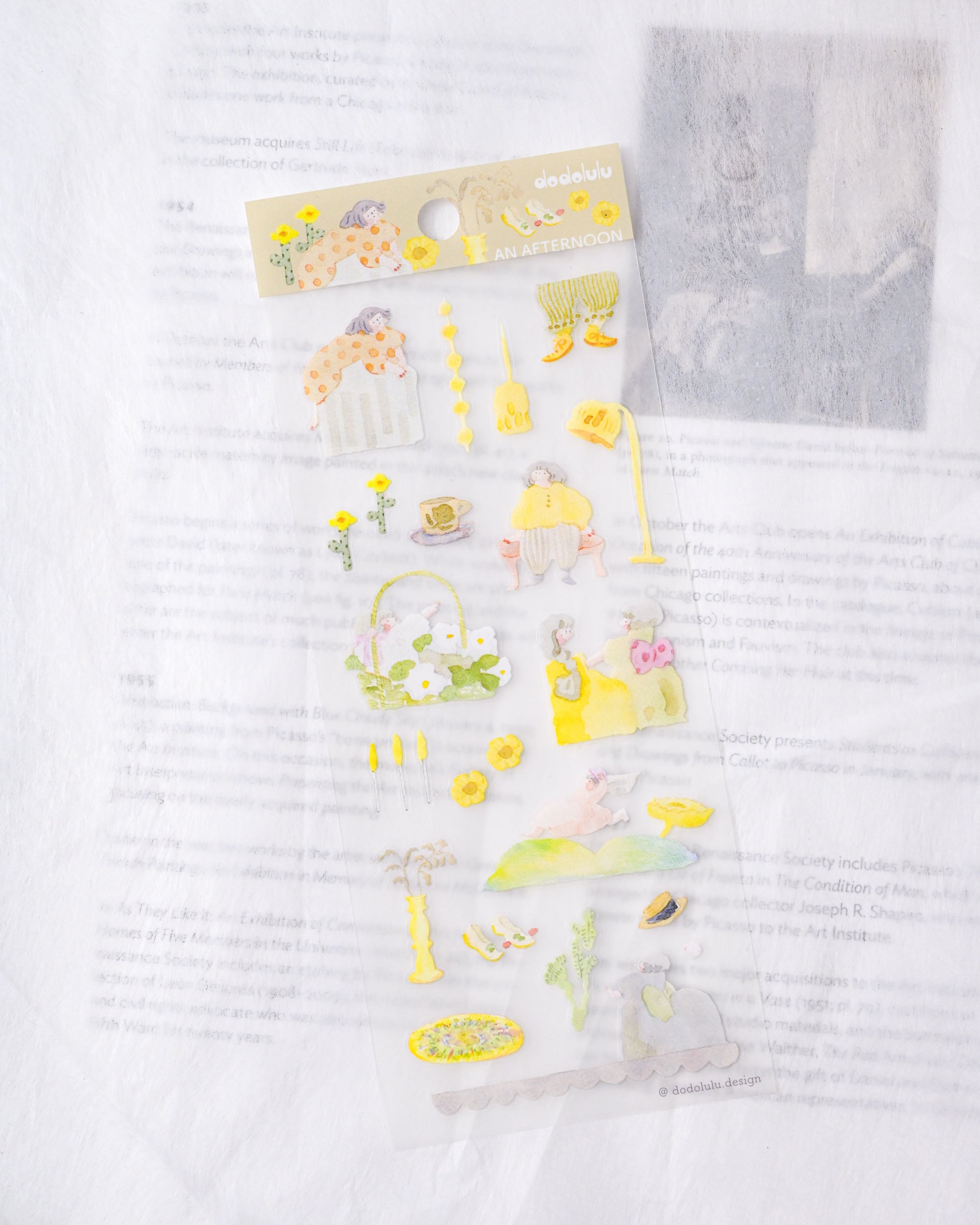 dodolulu Matte Sticker Sheet - An Afternoon