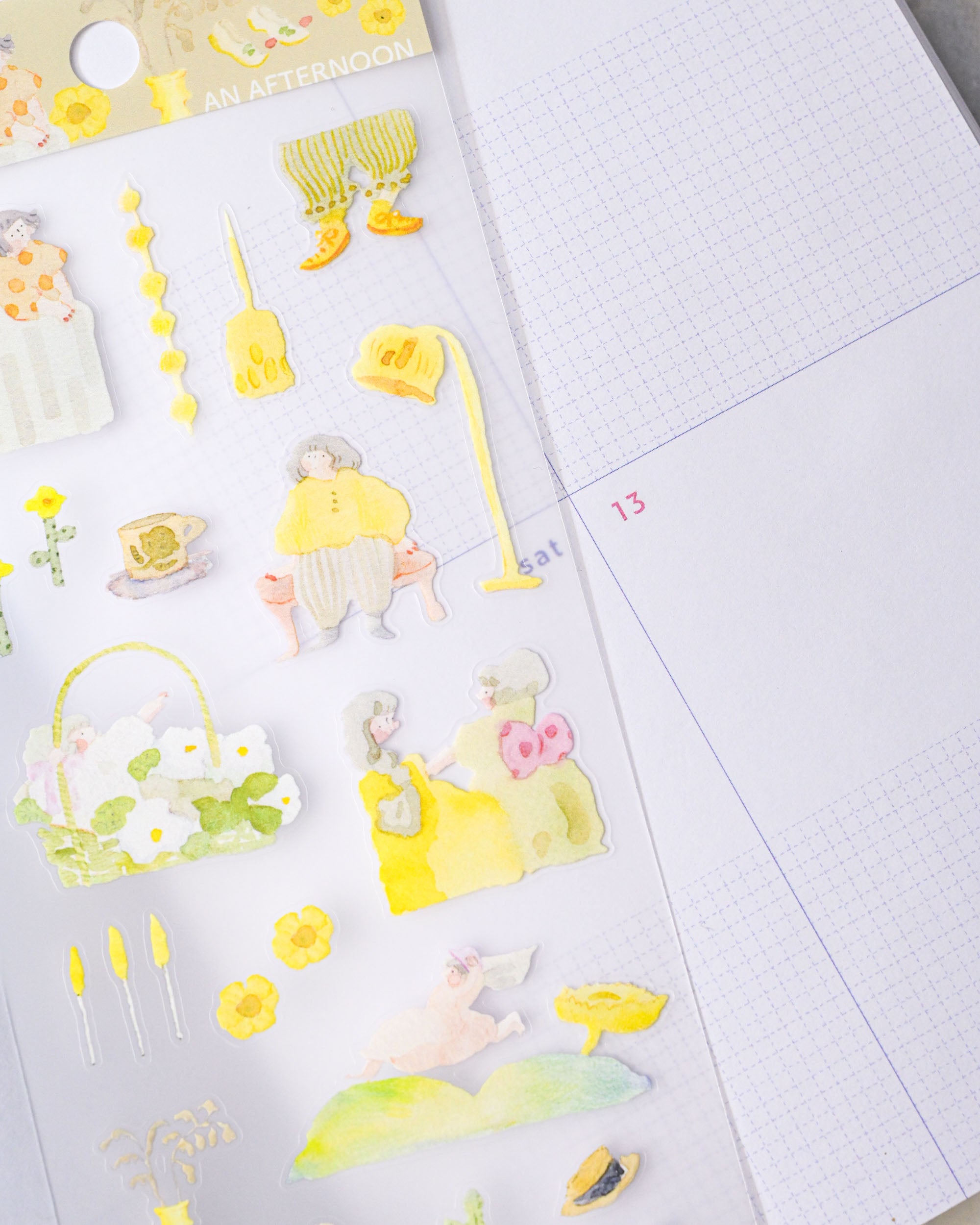 dodolulu Matte Sticker Sheet - An Afternoon
