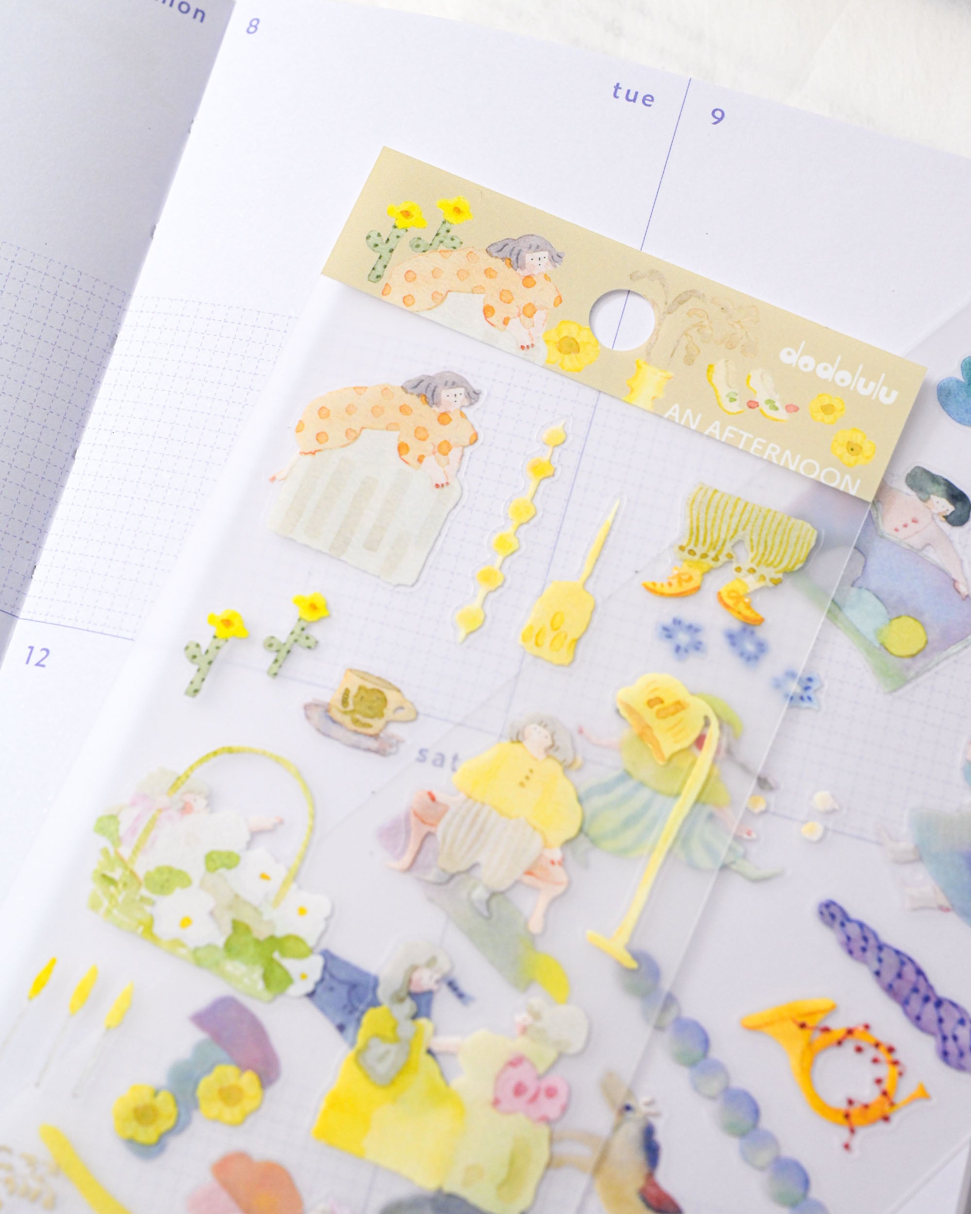 dodolulu Matte Sticker Sheet - An Afternoon
