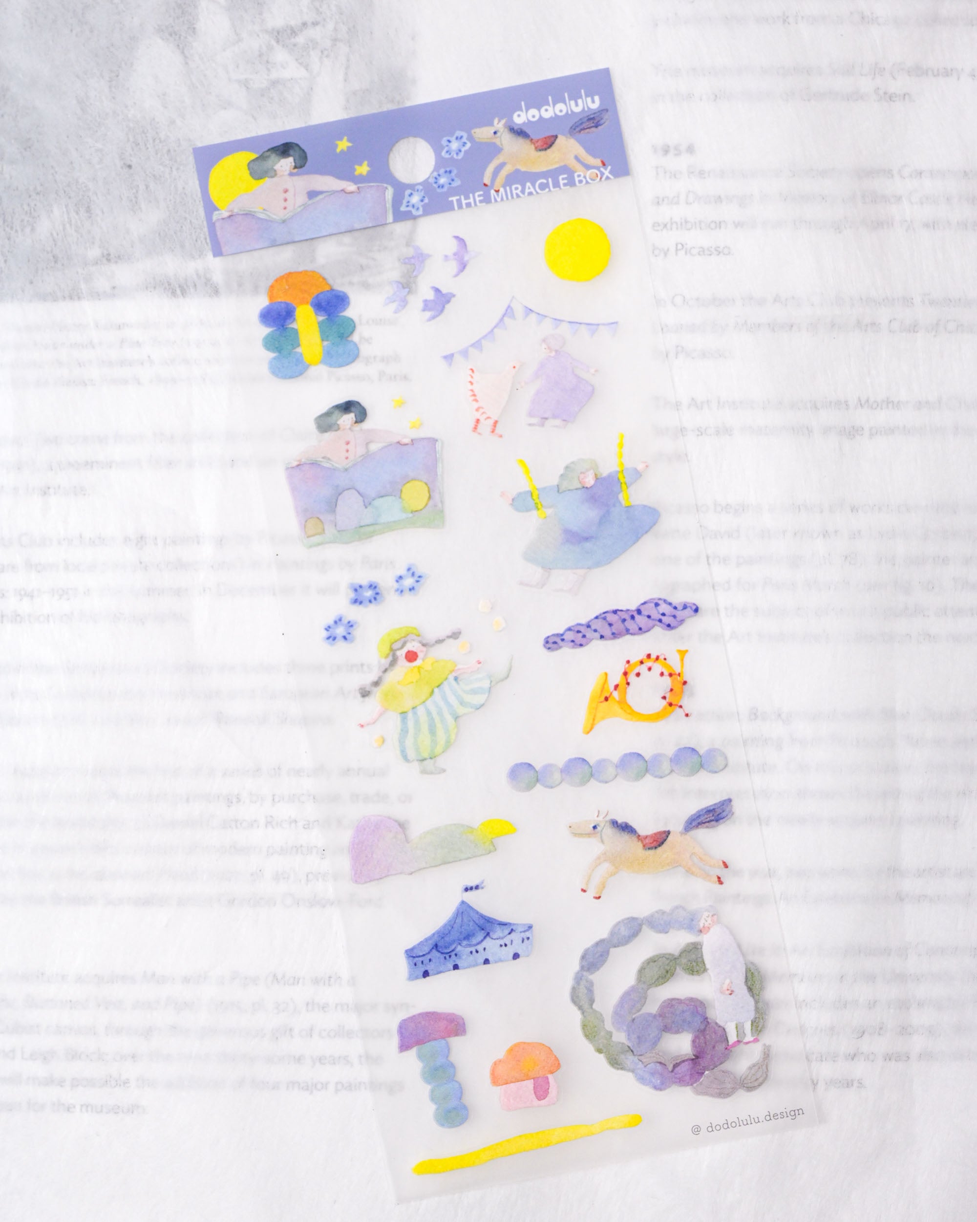 dodolulu Matte Sticker Sheet - The Miracle Box