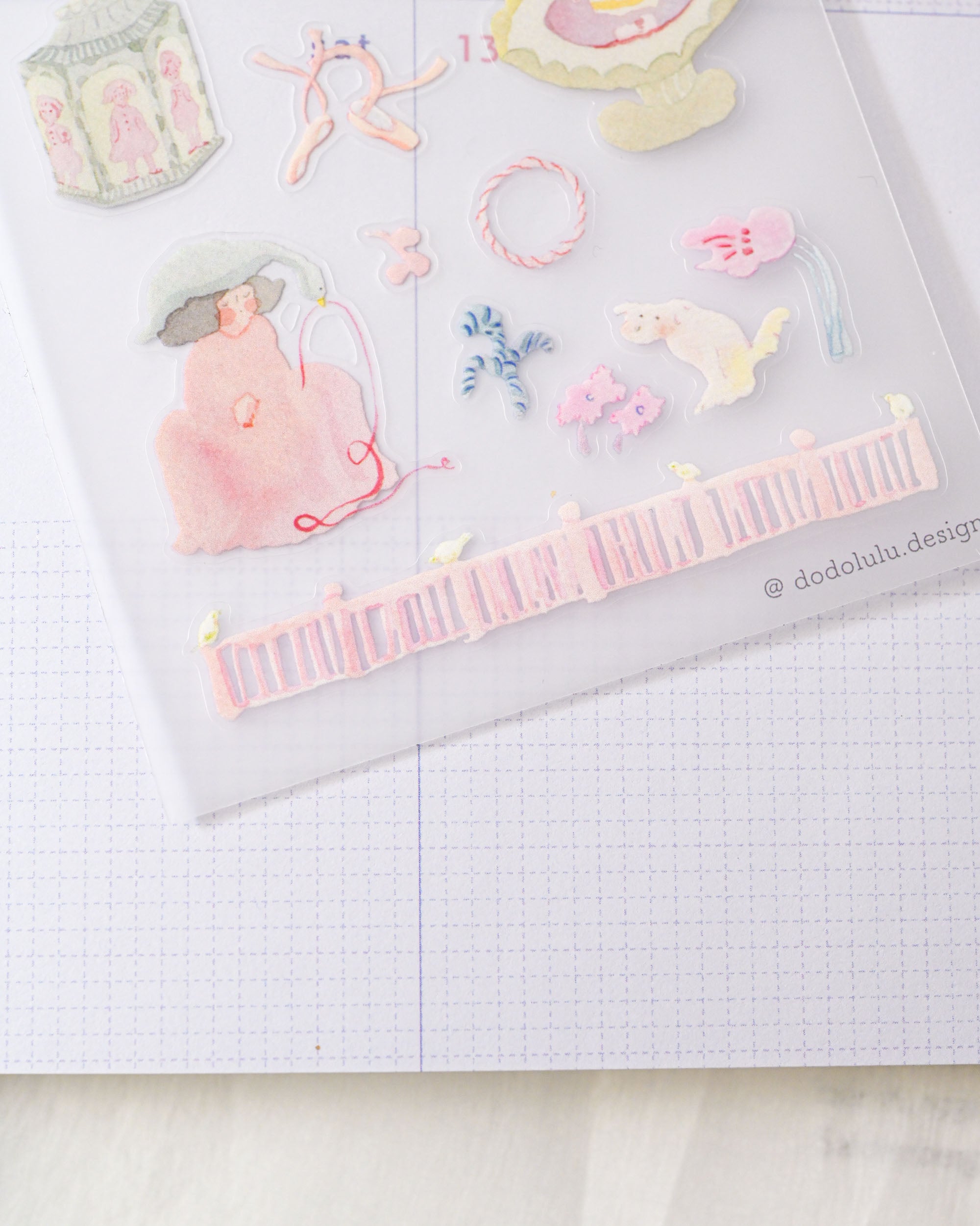 dodolulu Matte Sticker Sheet - Little Something