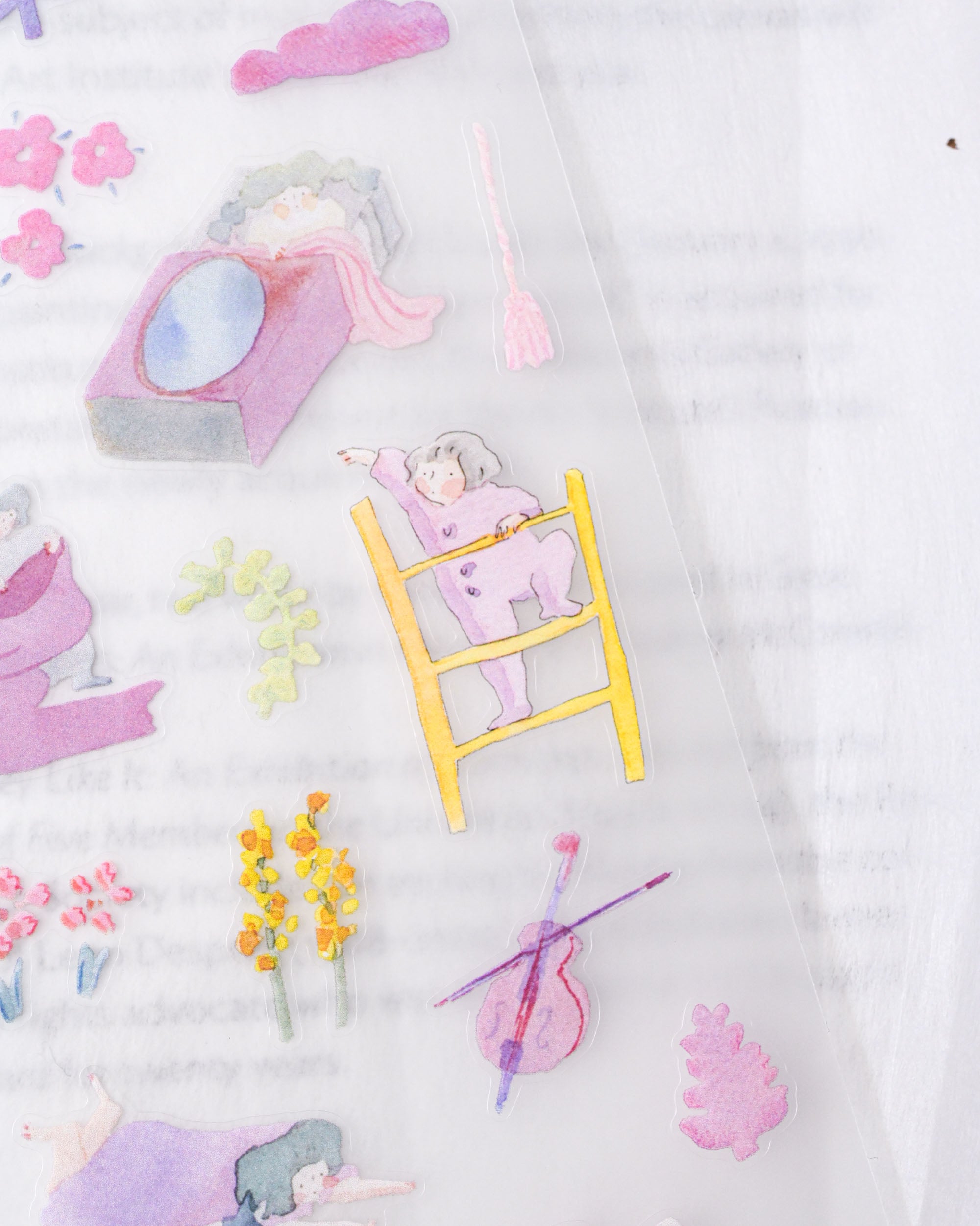 dodolulu Matte Sticker Sheet - British Garden