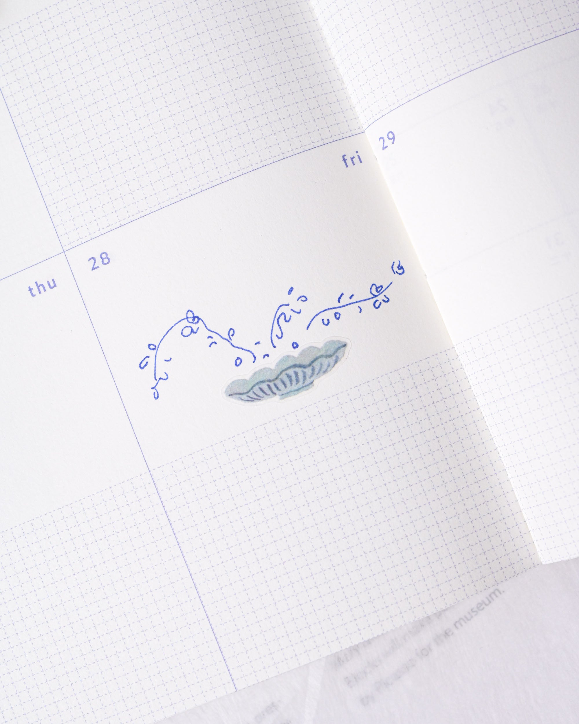 dodolulu Matte Sticker Sheet - Waves of Blue