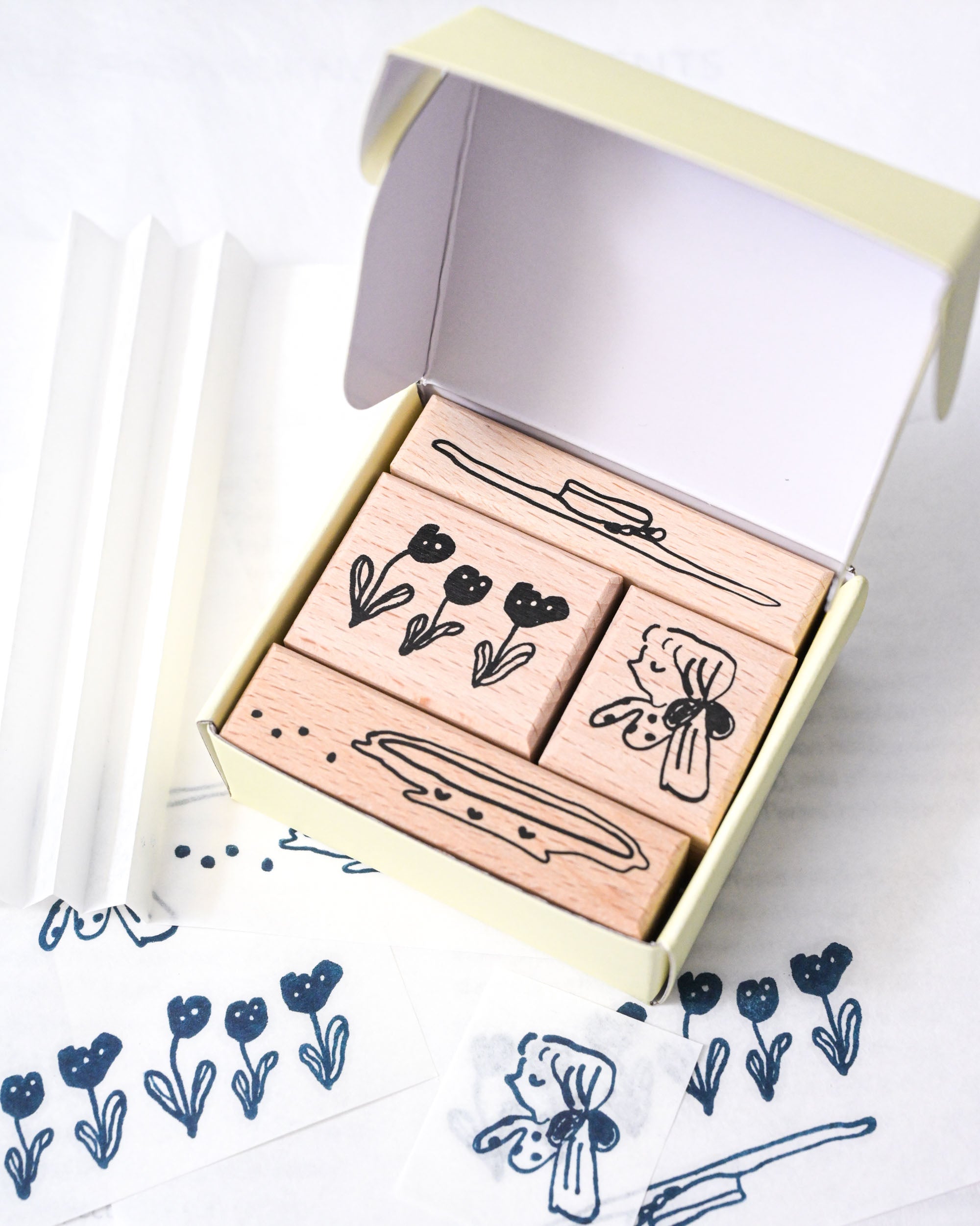 dodolulu Rubber Stamp Set - The Gardener