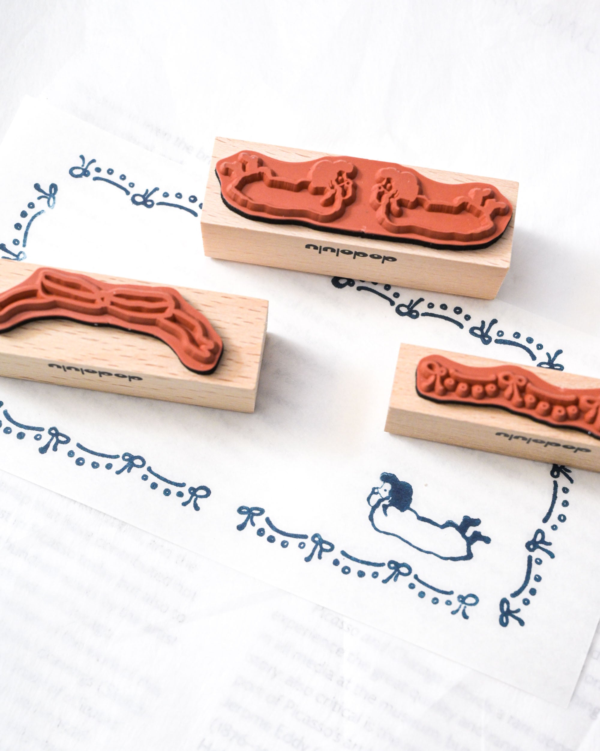 dodolulu Rubber Stamp Set - Beholding