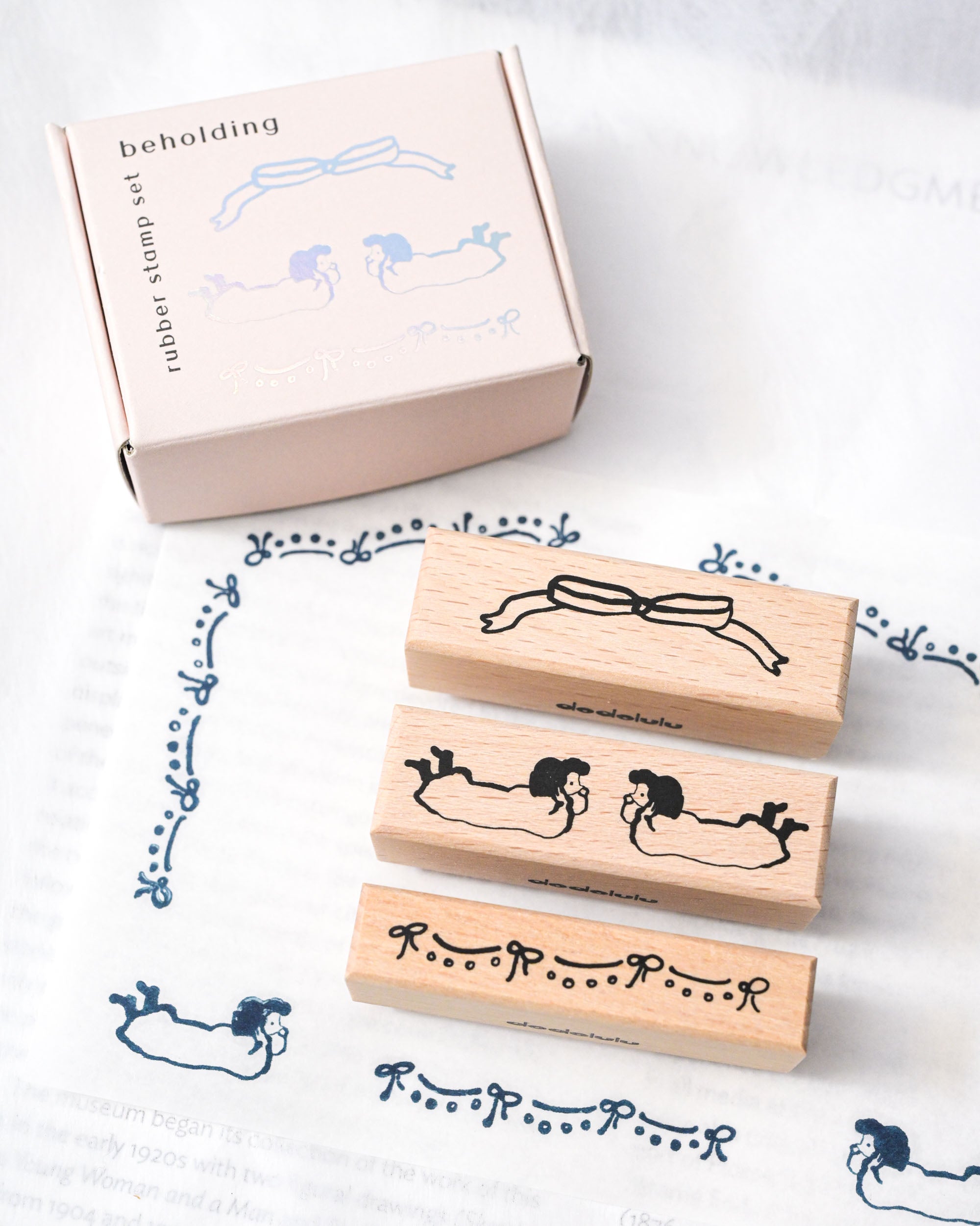 dodolulu Rubber Stamp Set - Beholding