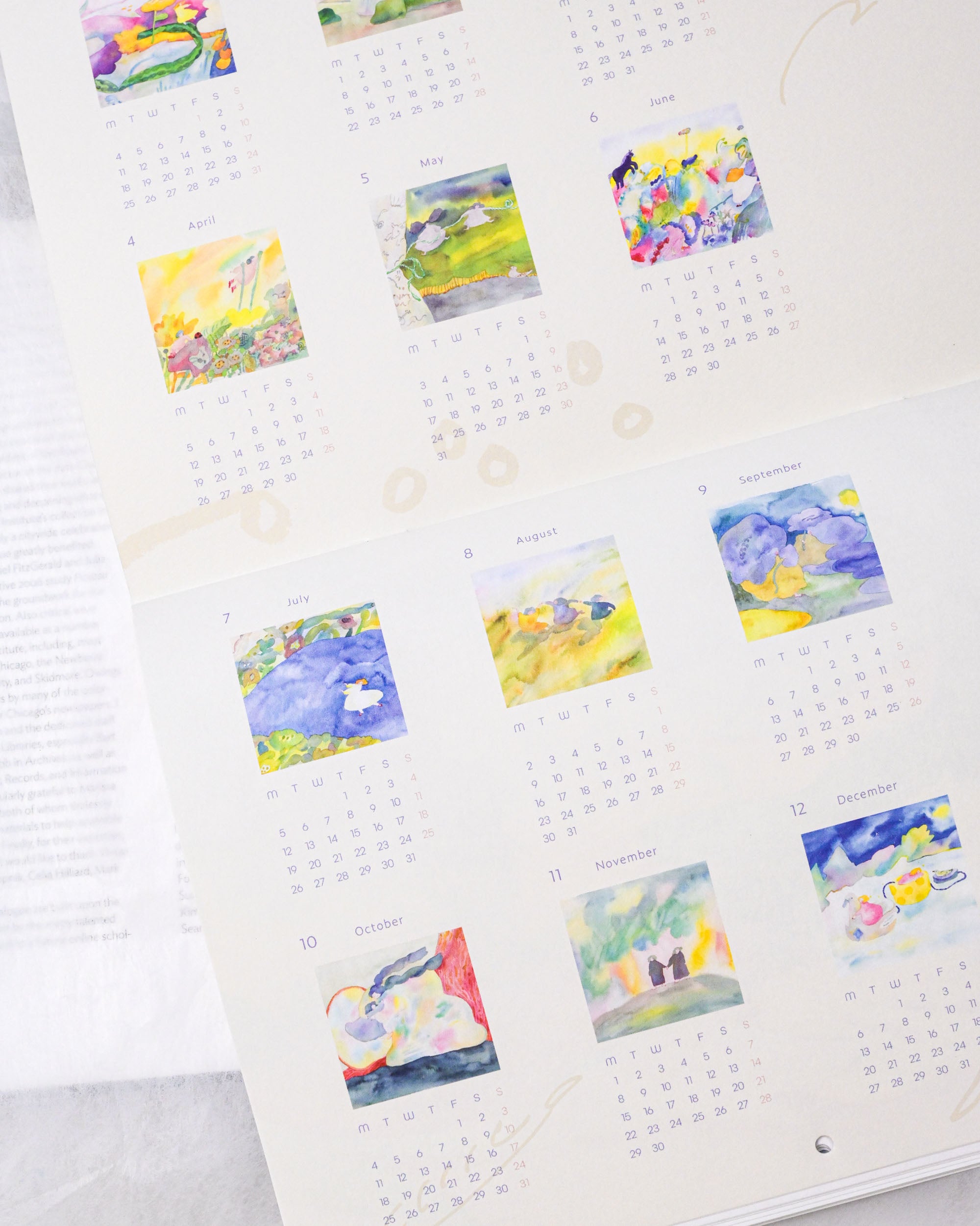 dodolulu 2027 Monthly Wall Calendar A4