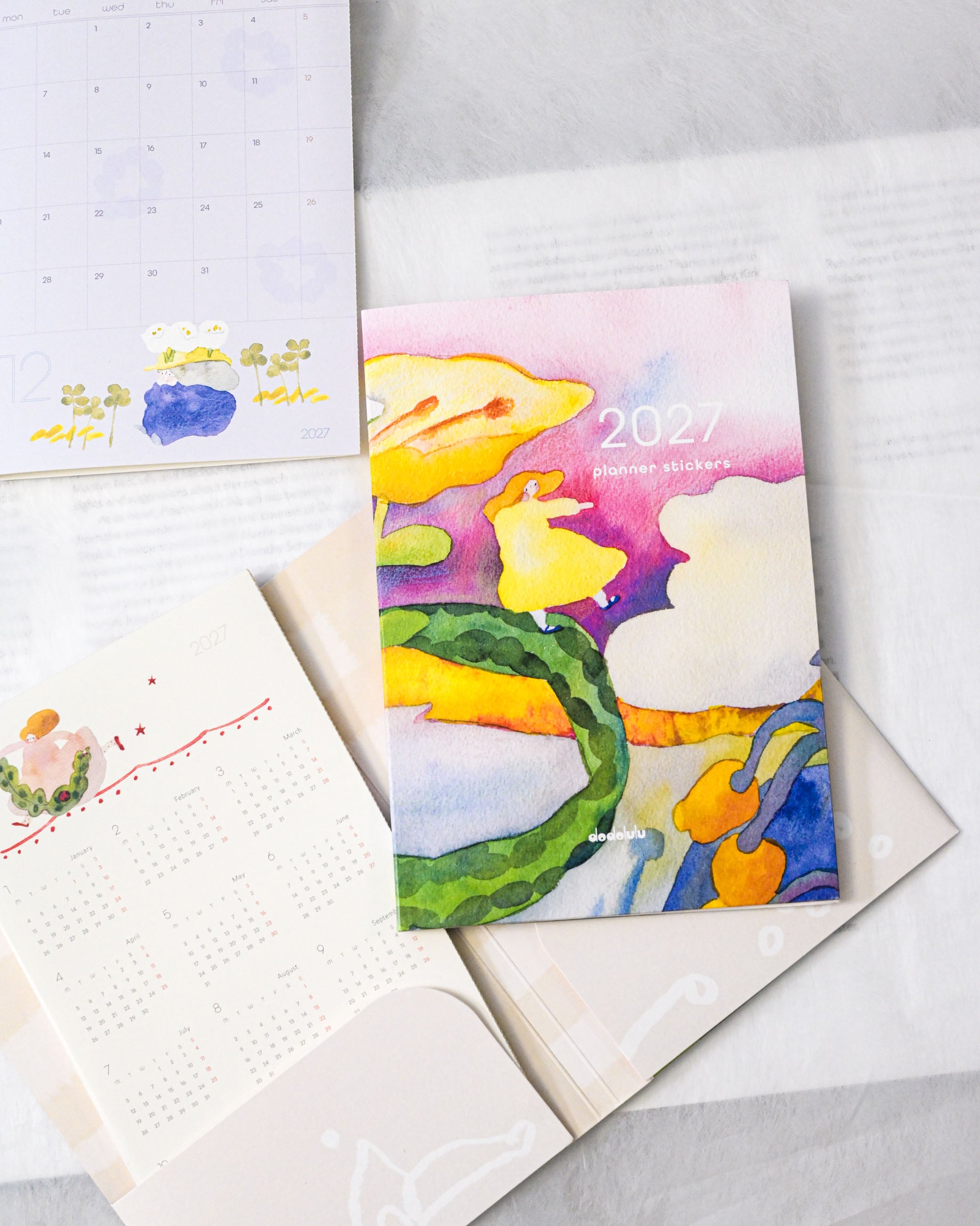 dodolulu 2027 Monthly Planner Stickers