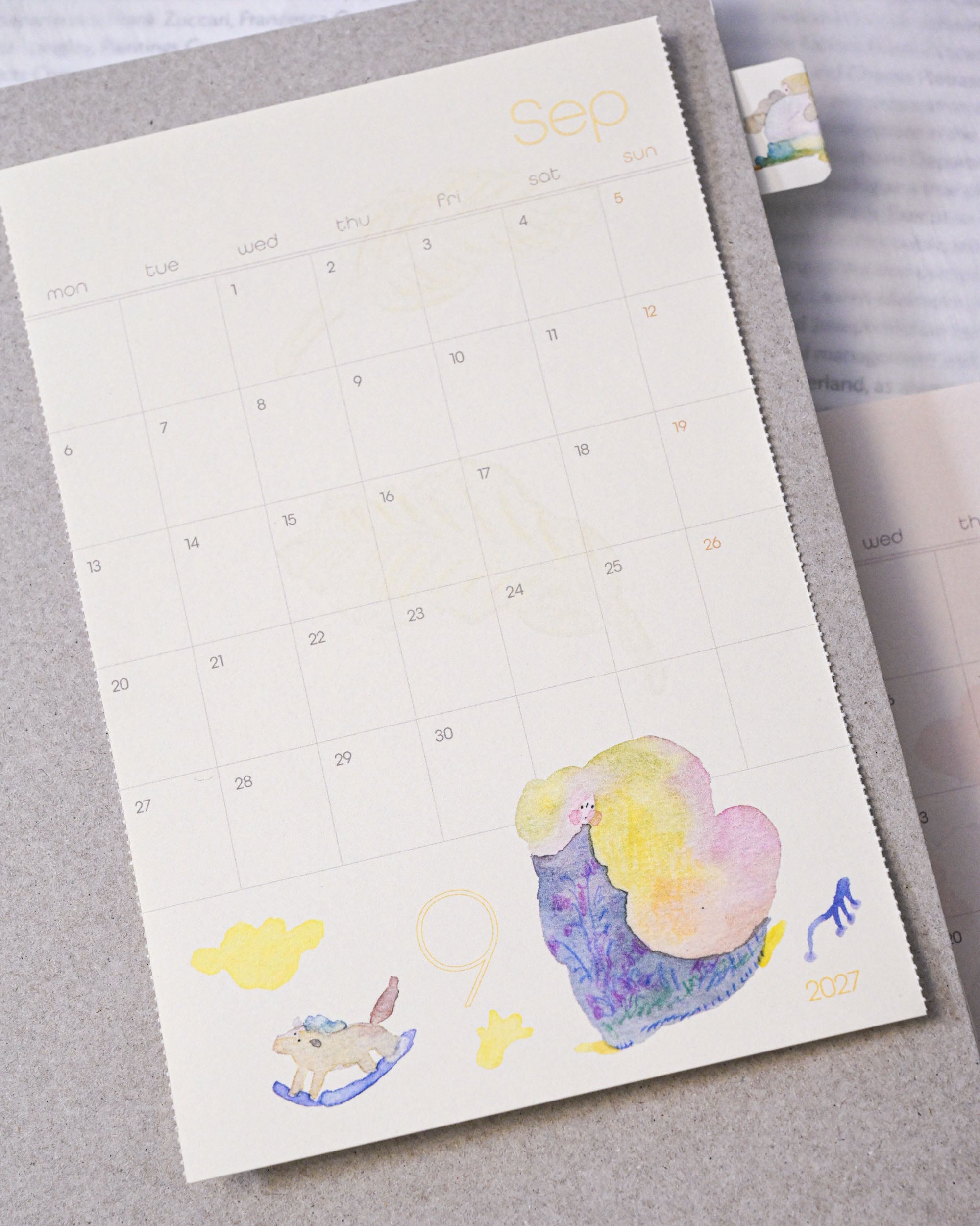 dodolulu 2027 Monthly Planner Stickers