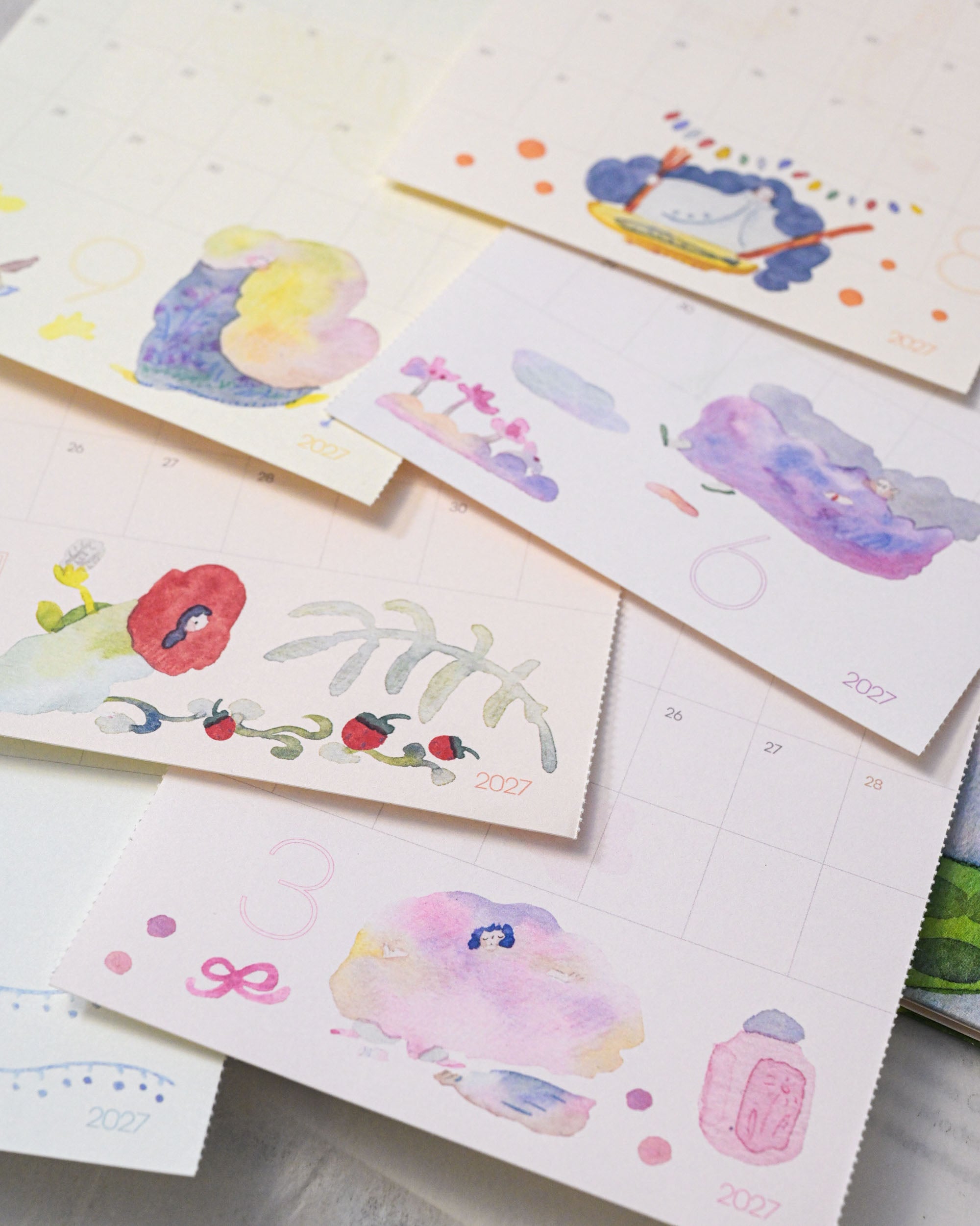 dodolulu 2027 Monthly Planner Stickers