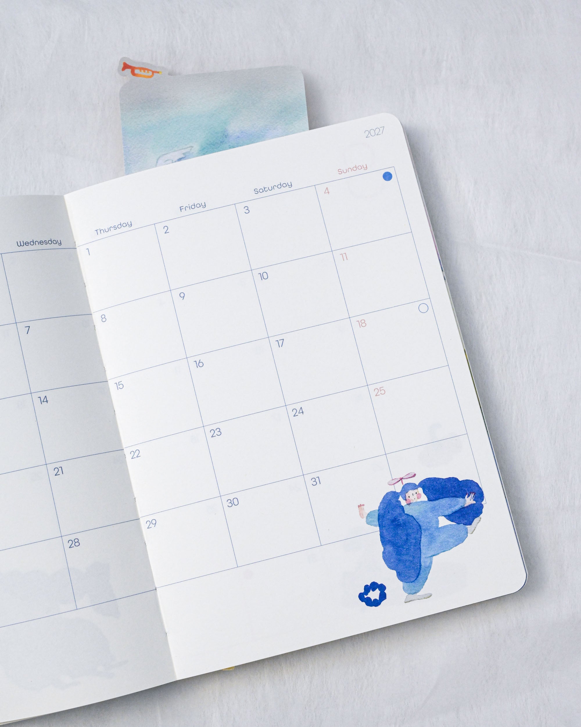 dodolulu 2027 Weekly & Monthly Planner B6