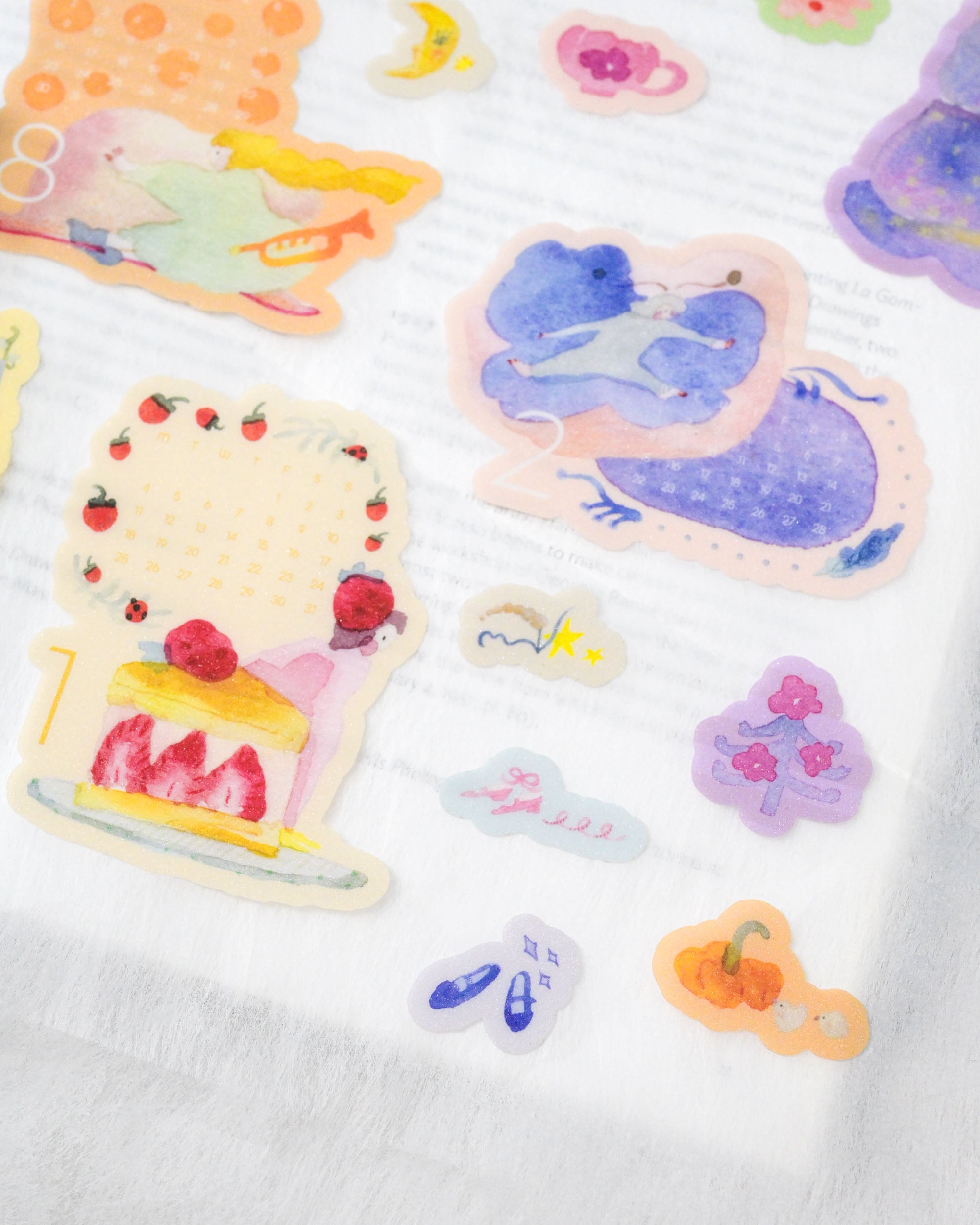 dodolulu 2027 Monthly Calendar Stickers