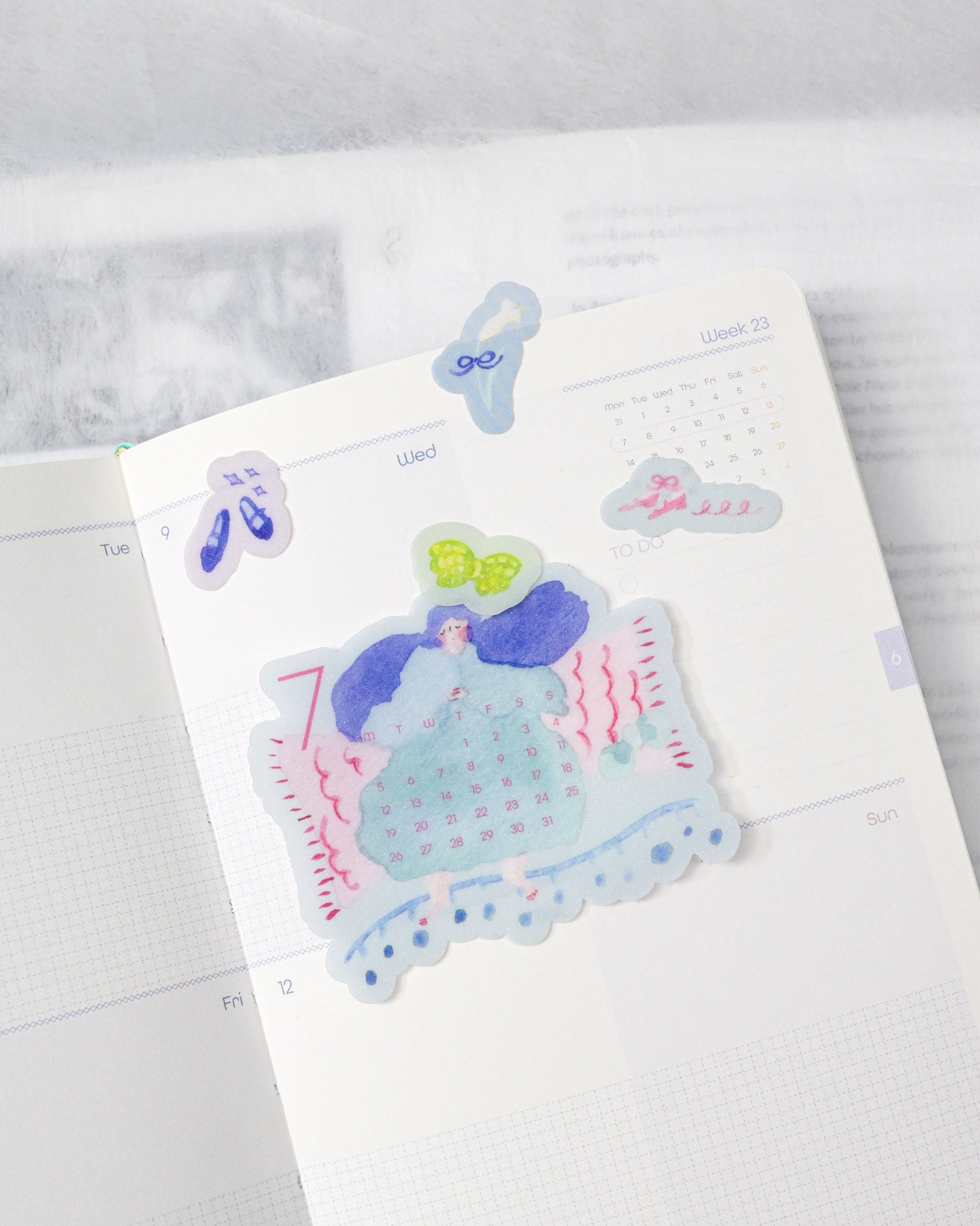 dodolulu 2027 Monthly Calendar Stickers