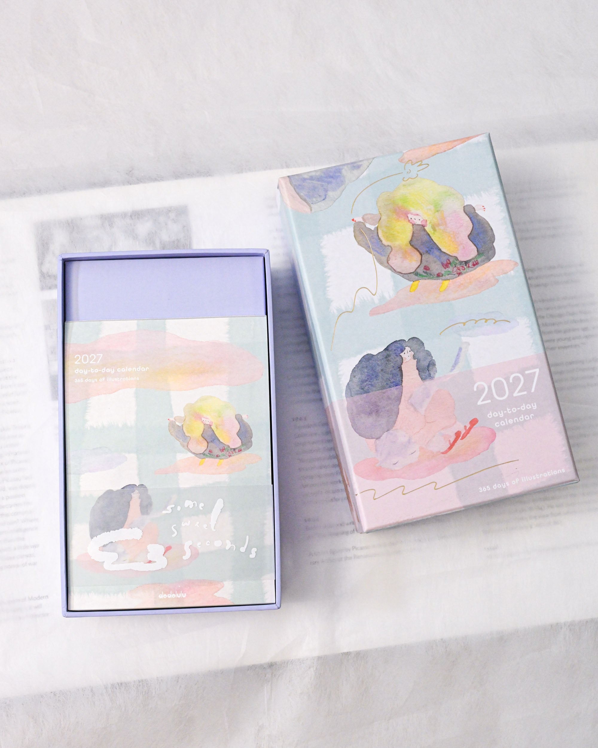 dodolulu 2027 365 Day-to-Day Desk Calendar