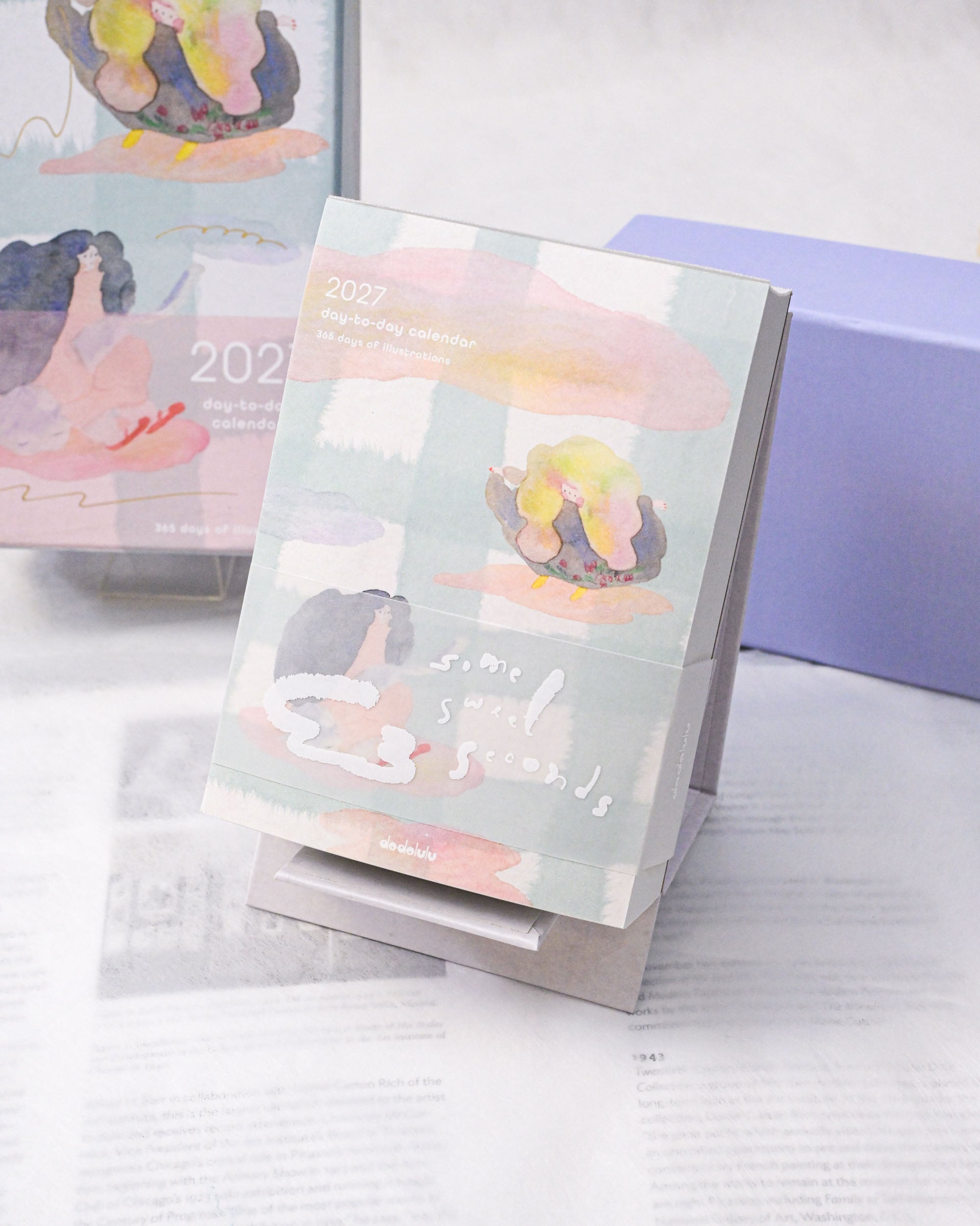 dodolulu 2027 365 Day-to-Day Desk Calendar