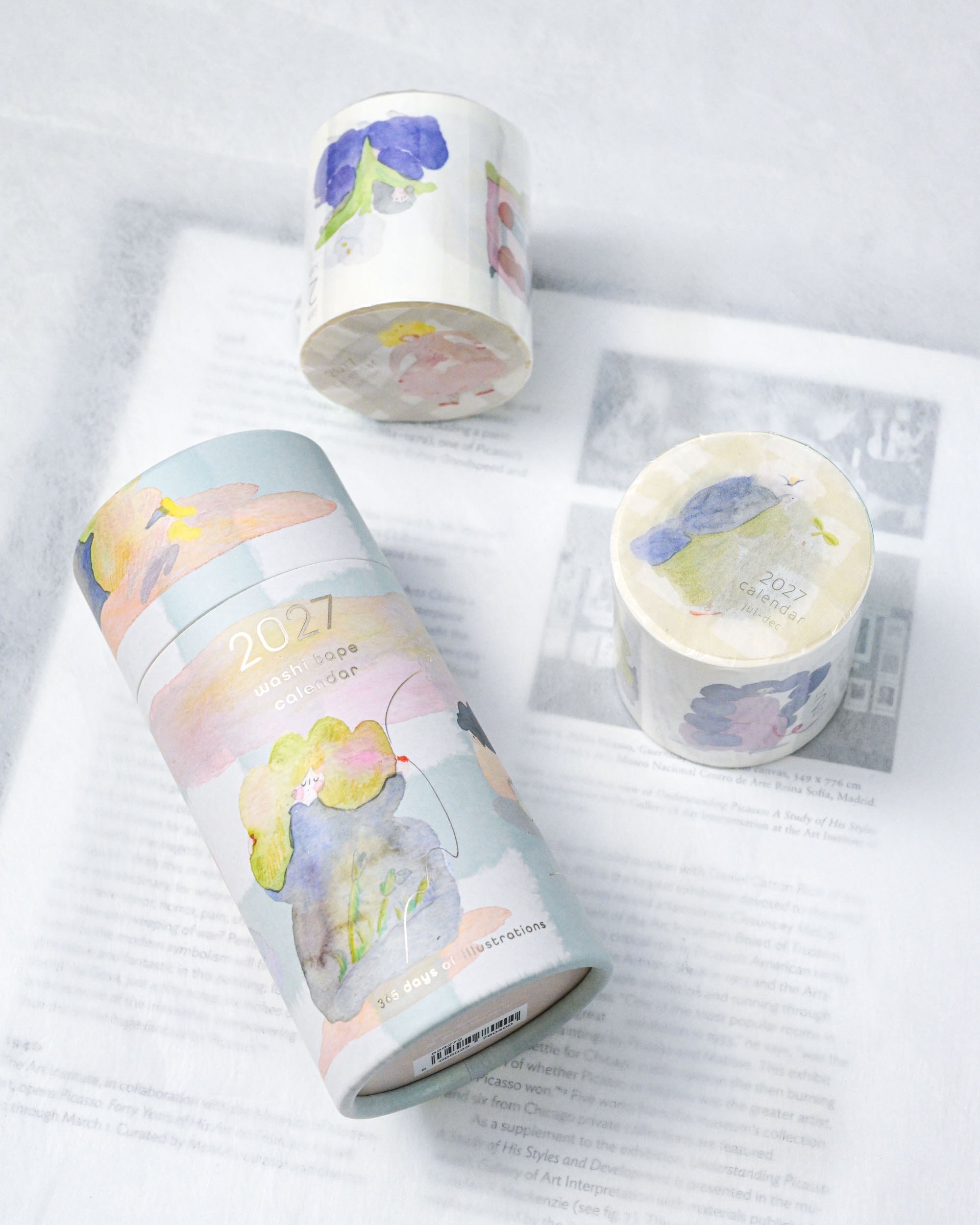 dodolulu 2027 365 Daily Washi Tape Calendar
